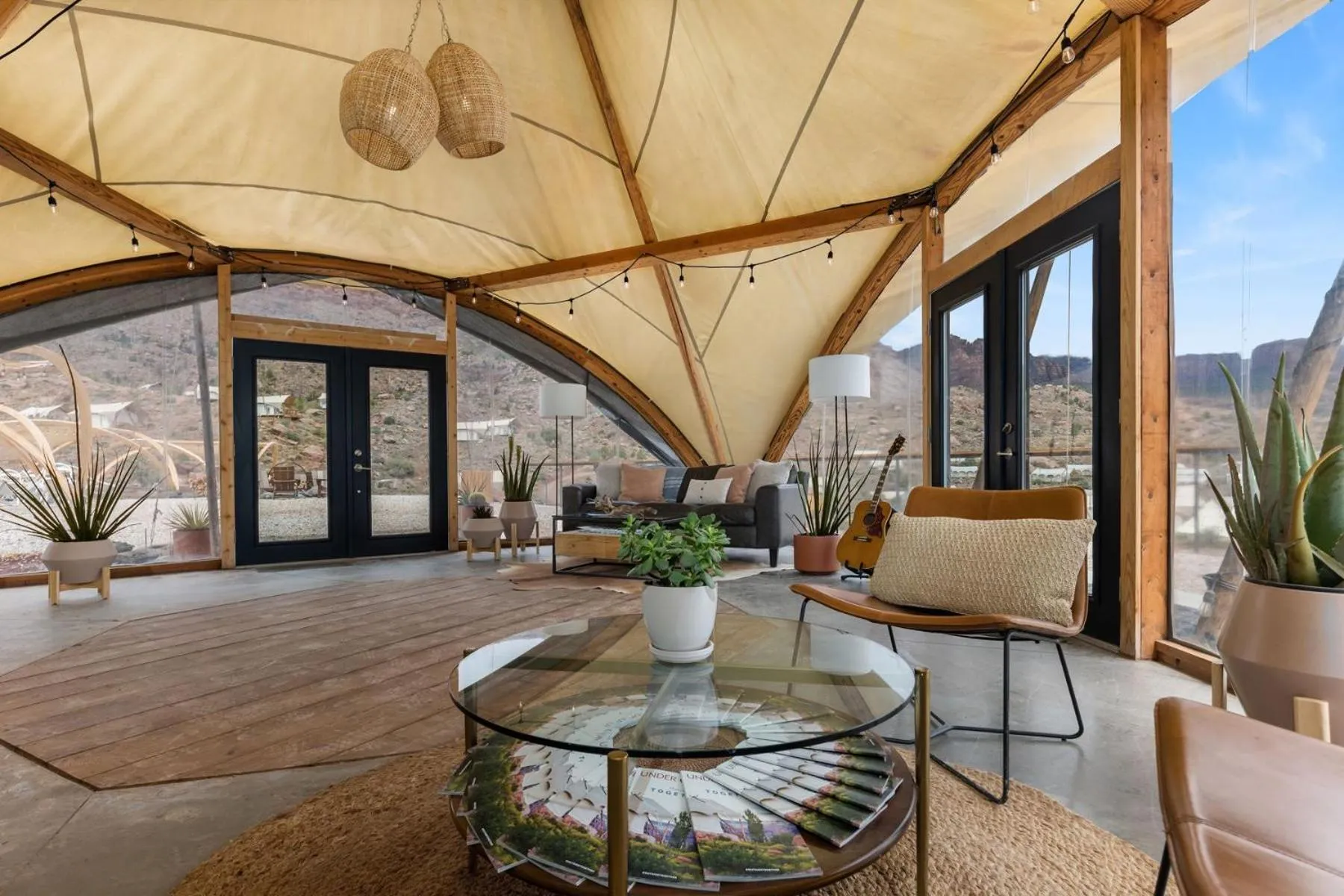 Lobby or reception in Under Canvas Zion