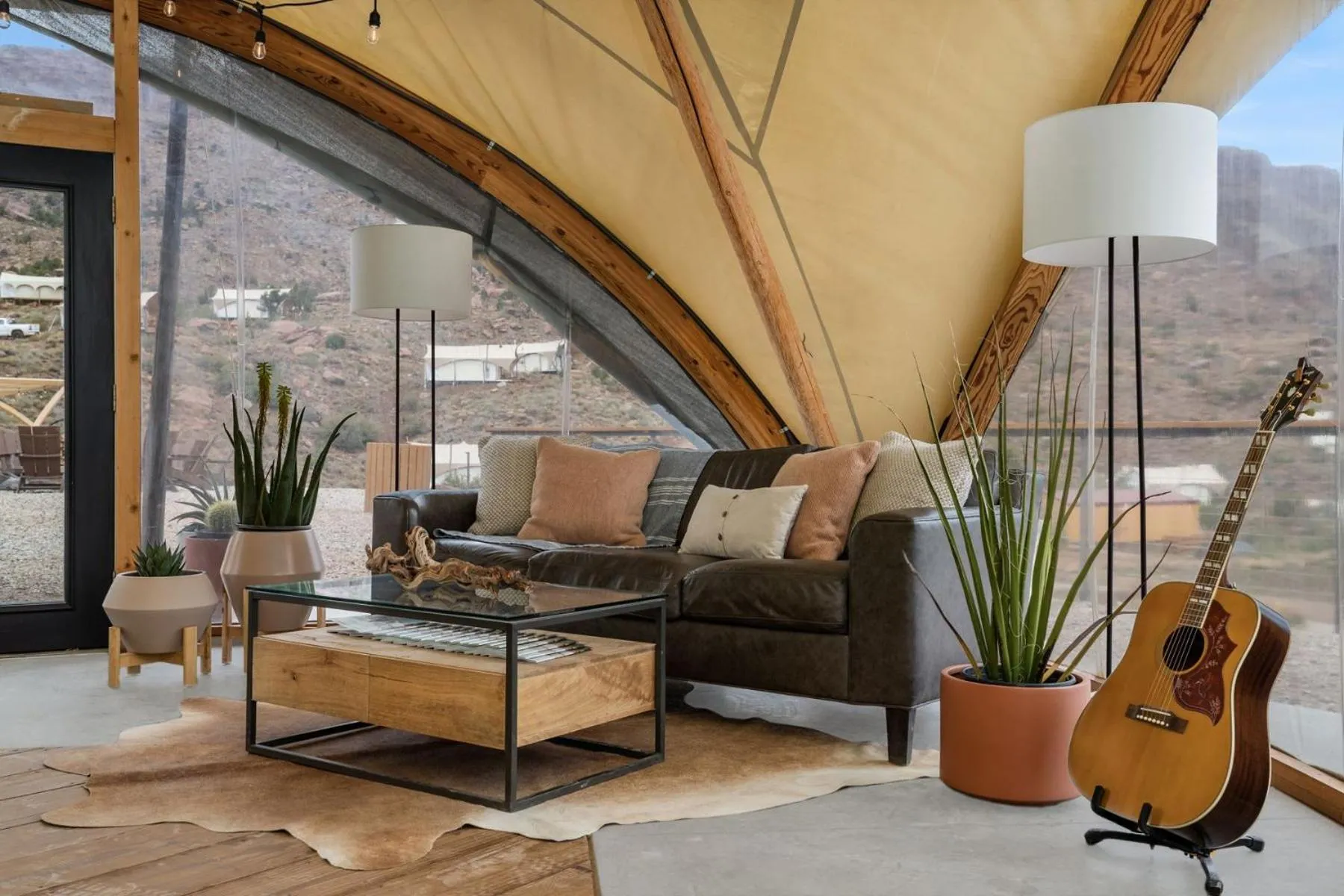 Lobby or reception in Under Canvas Zion