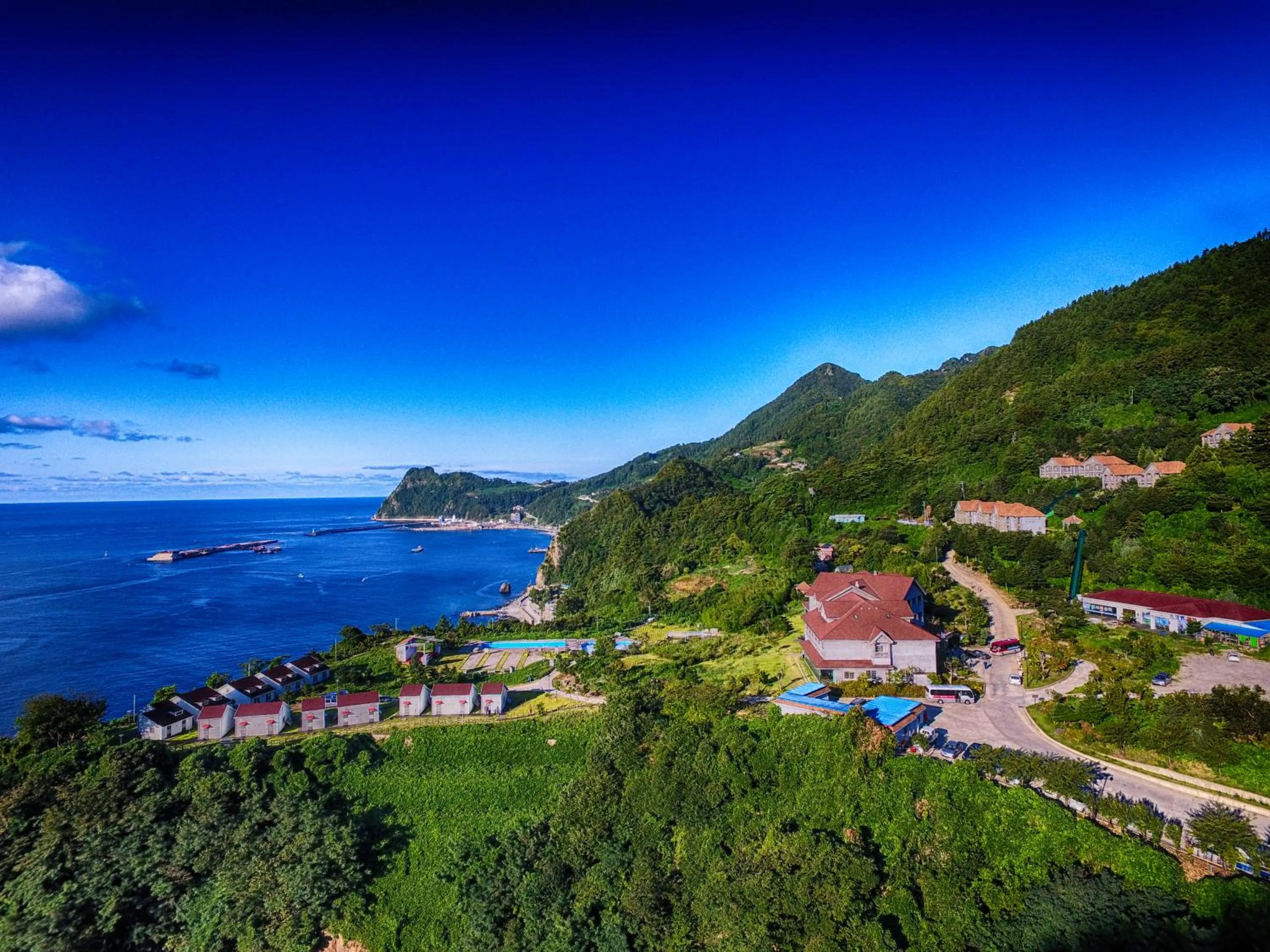Bird's eye view in Daea Ulleung Resort