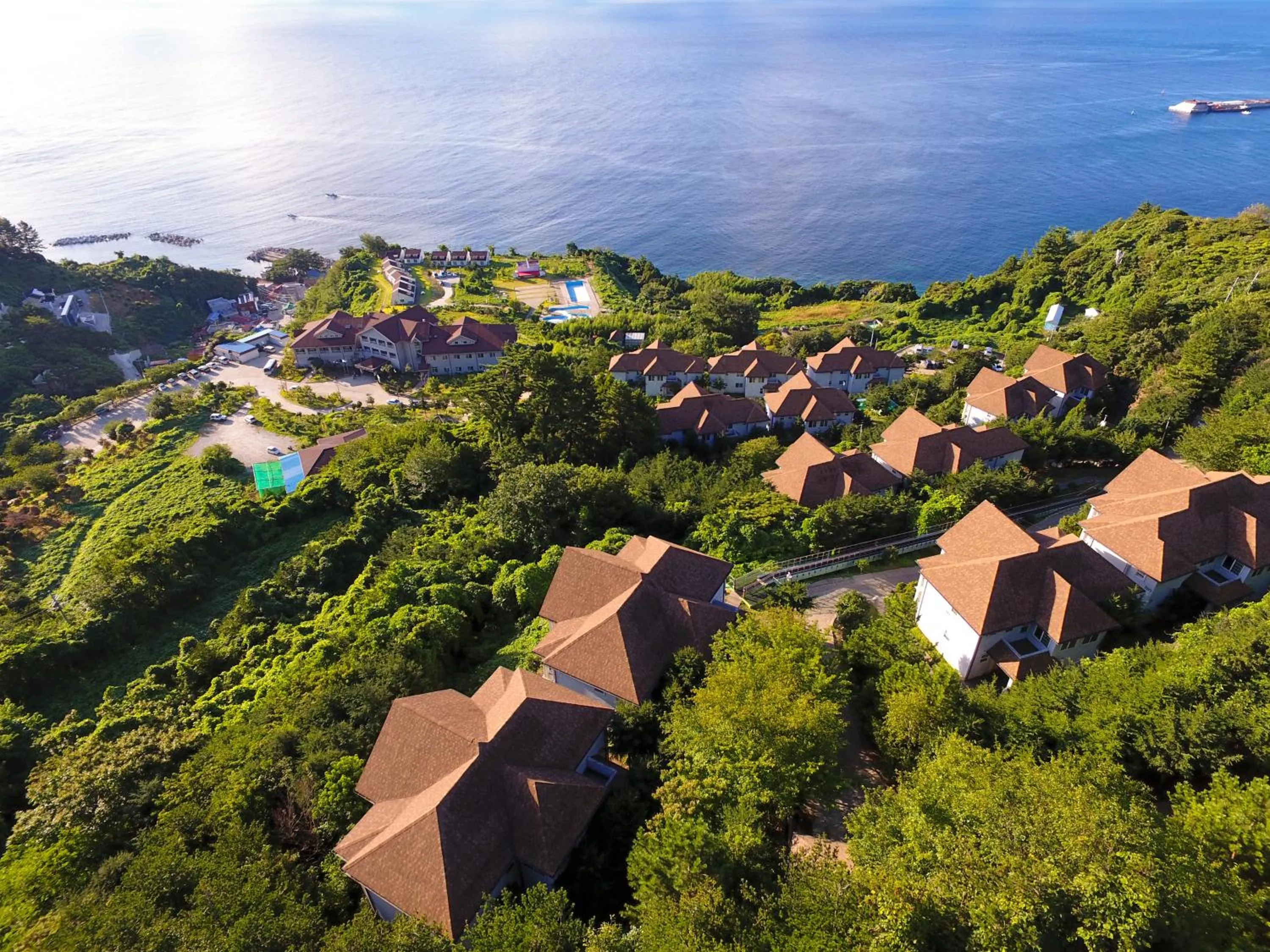 Bird's eye view in Daea Ulleung Resort