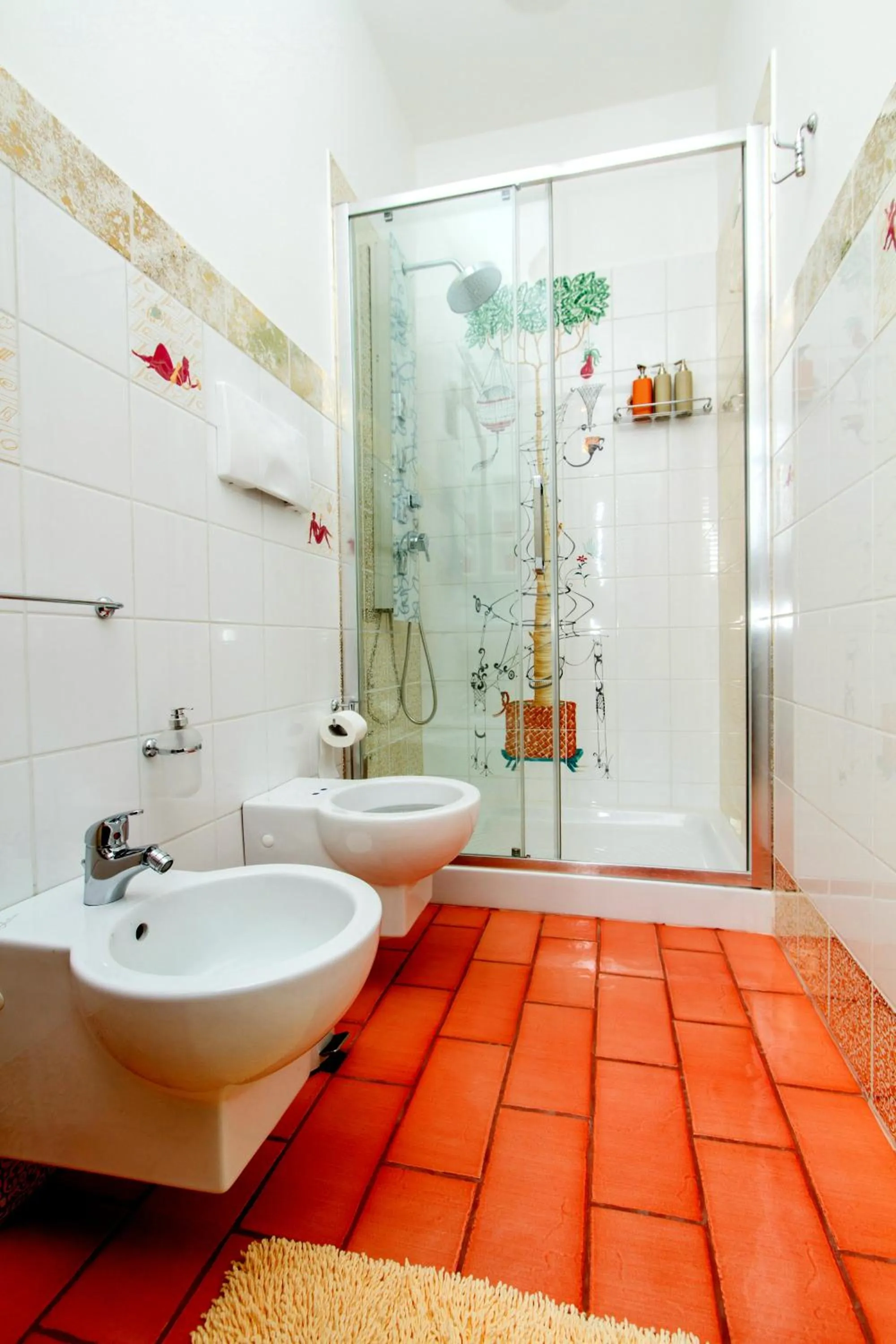 Shower in B&B Antico Cortile