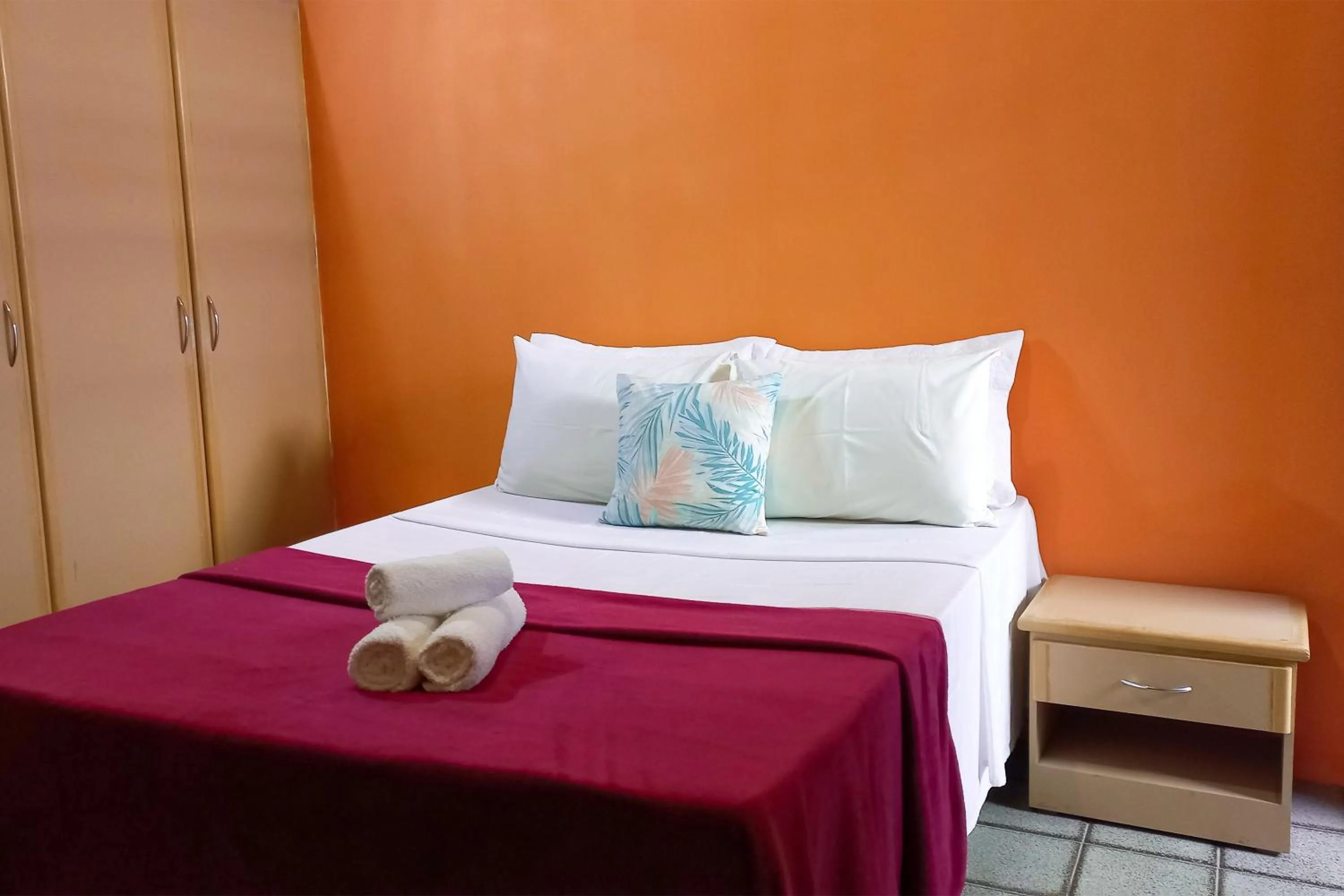 Bed in Pousada Casa Grande