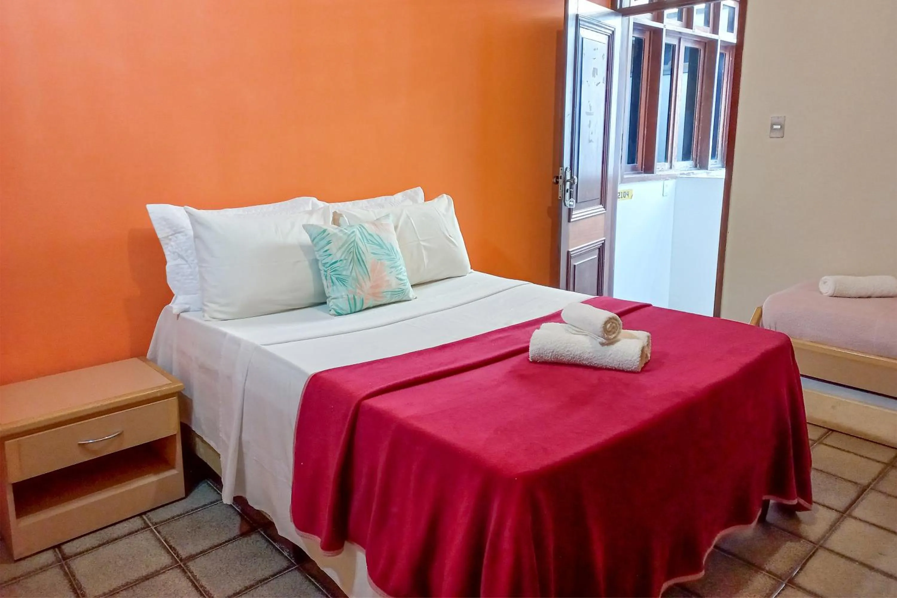 Bed in Pousada Casa Grande