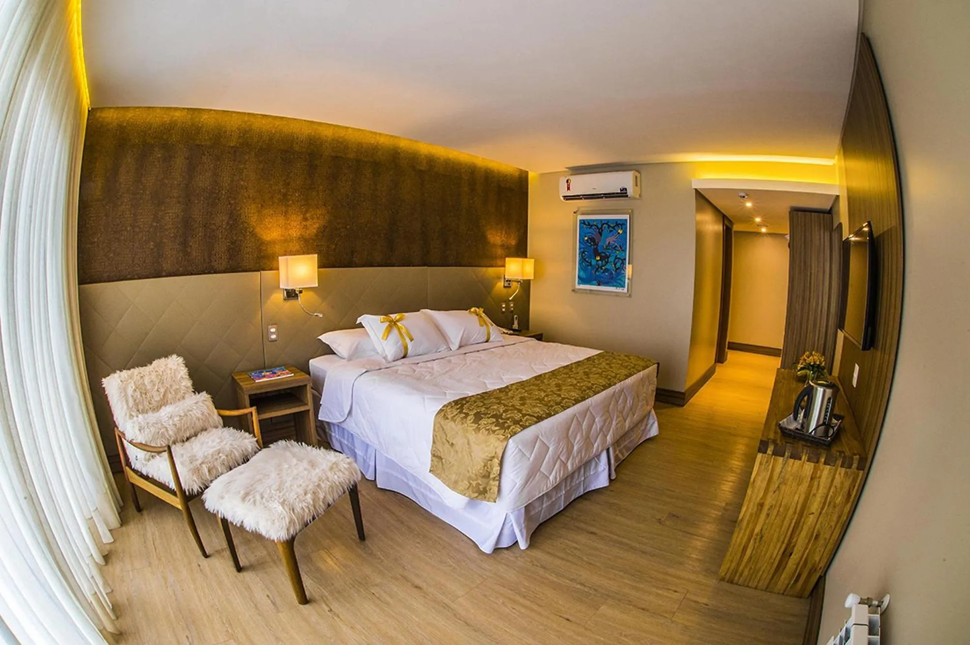 Bedroom, Bed in Hotel Refugio da Montanha