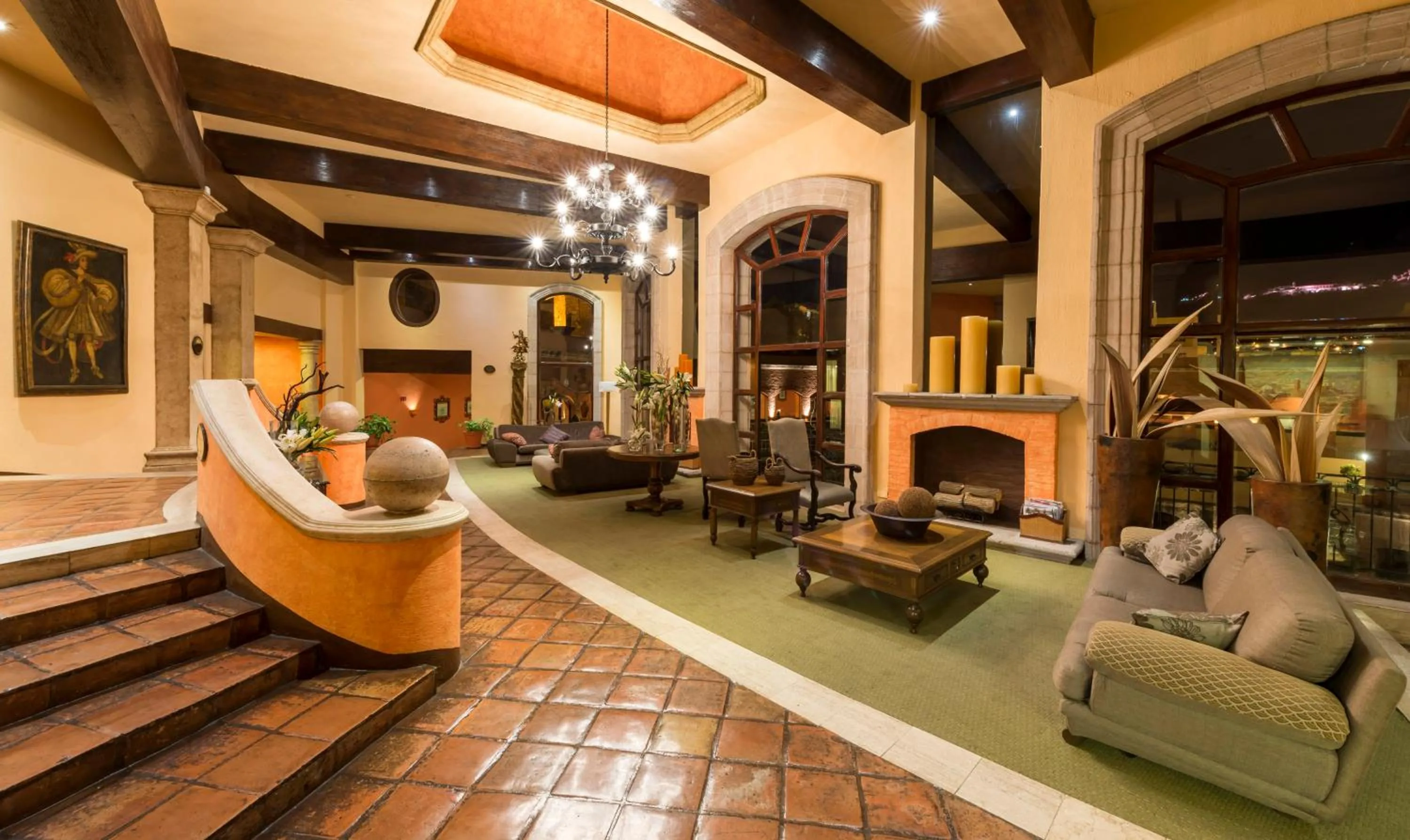 Lobby or reception in Quinta Real Zacatecas