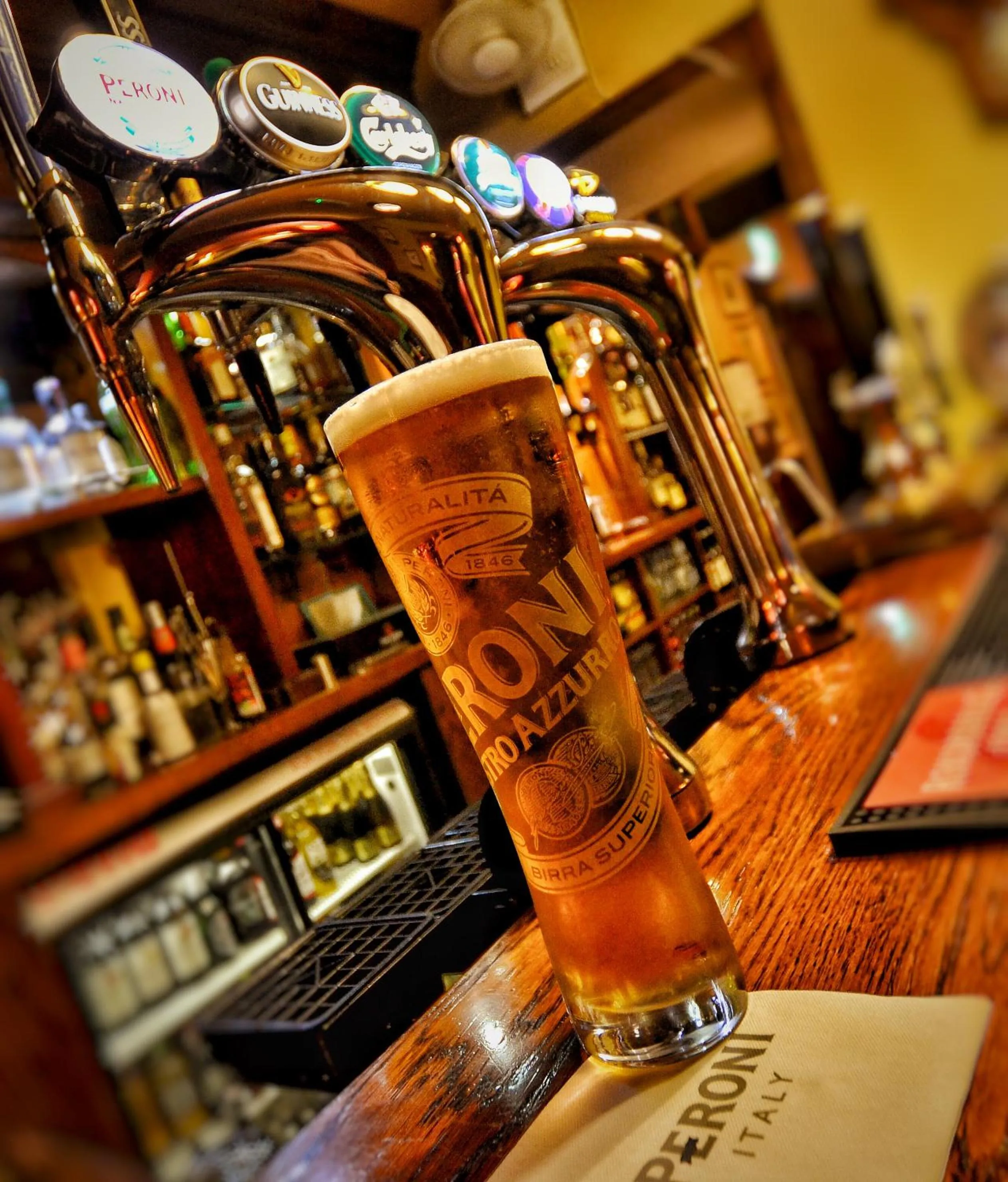 Alcoholic drinks in Mallyan Spout Hotel