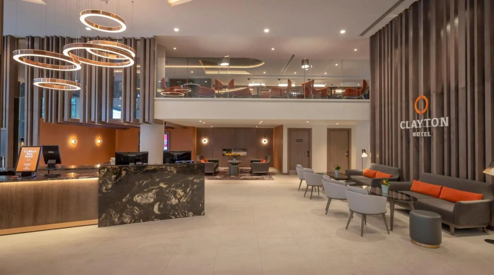 Lobby or reception in Clayton Hotel Cardiff Lane