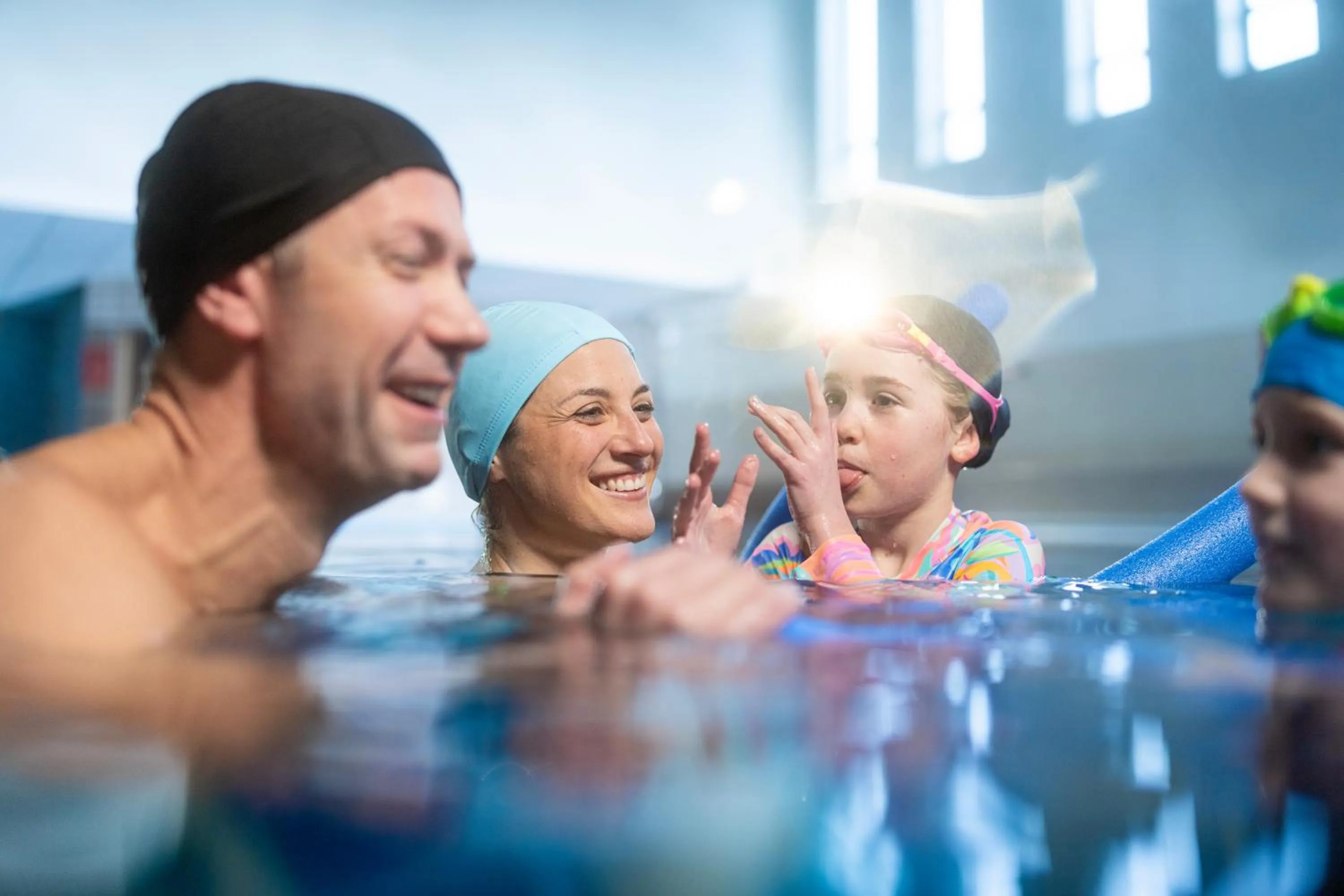 Swimming pool in Clayton Hotel Cardiff Lane