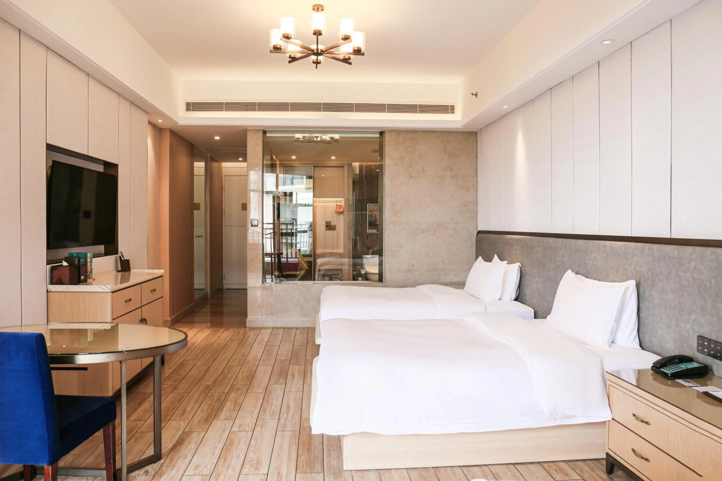 Bed in Wanda Realm Xiamen North Bay