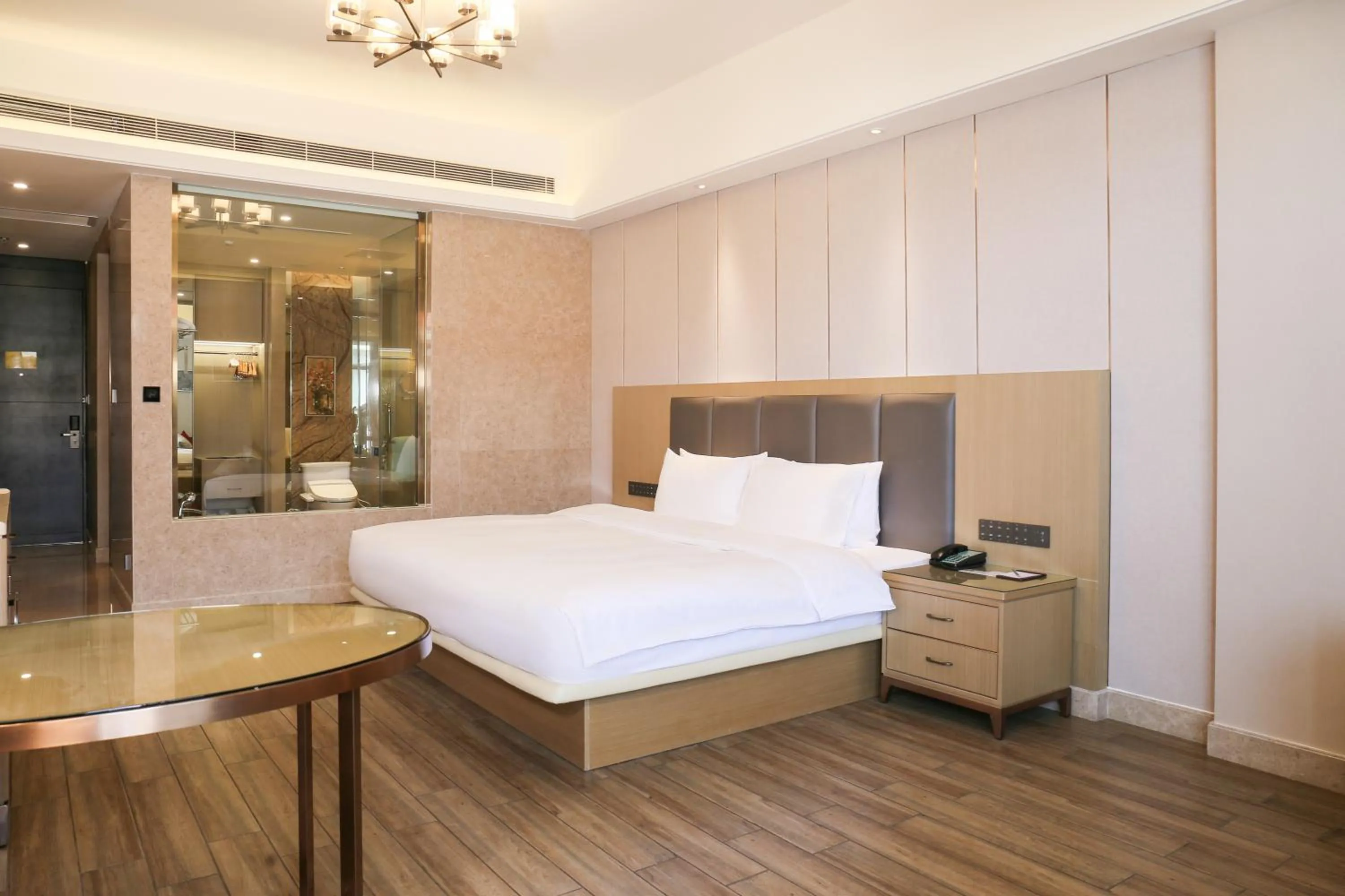 Bed in Wanda Realm Xiamen North Bay