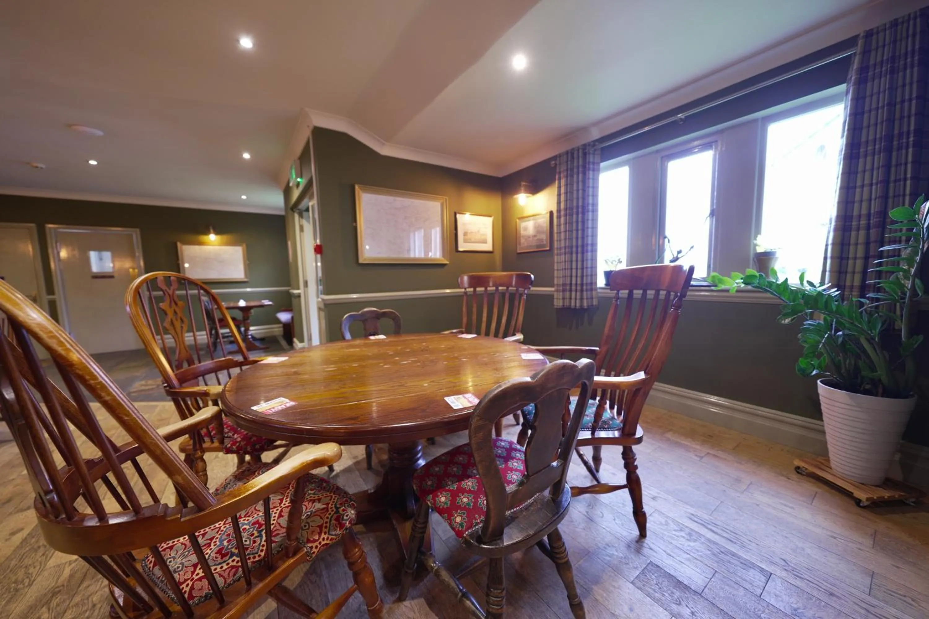 Seating area in The Dog and Partridge