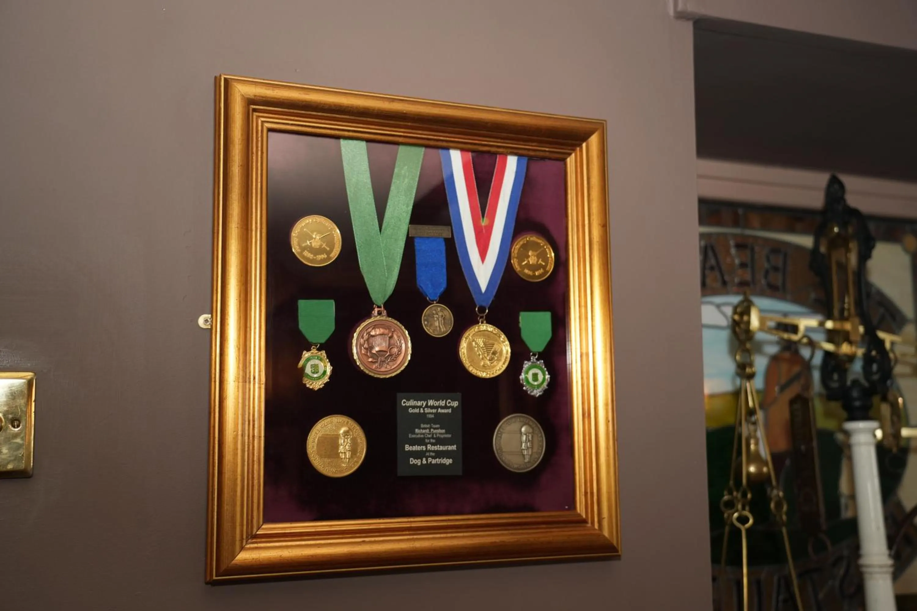 Certificate/Award in The Dog and Partridge