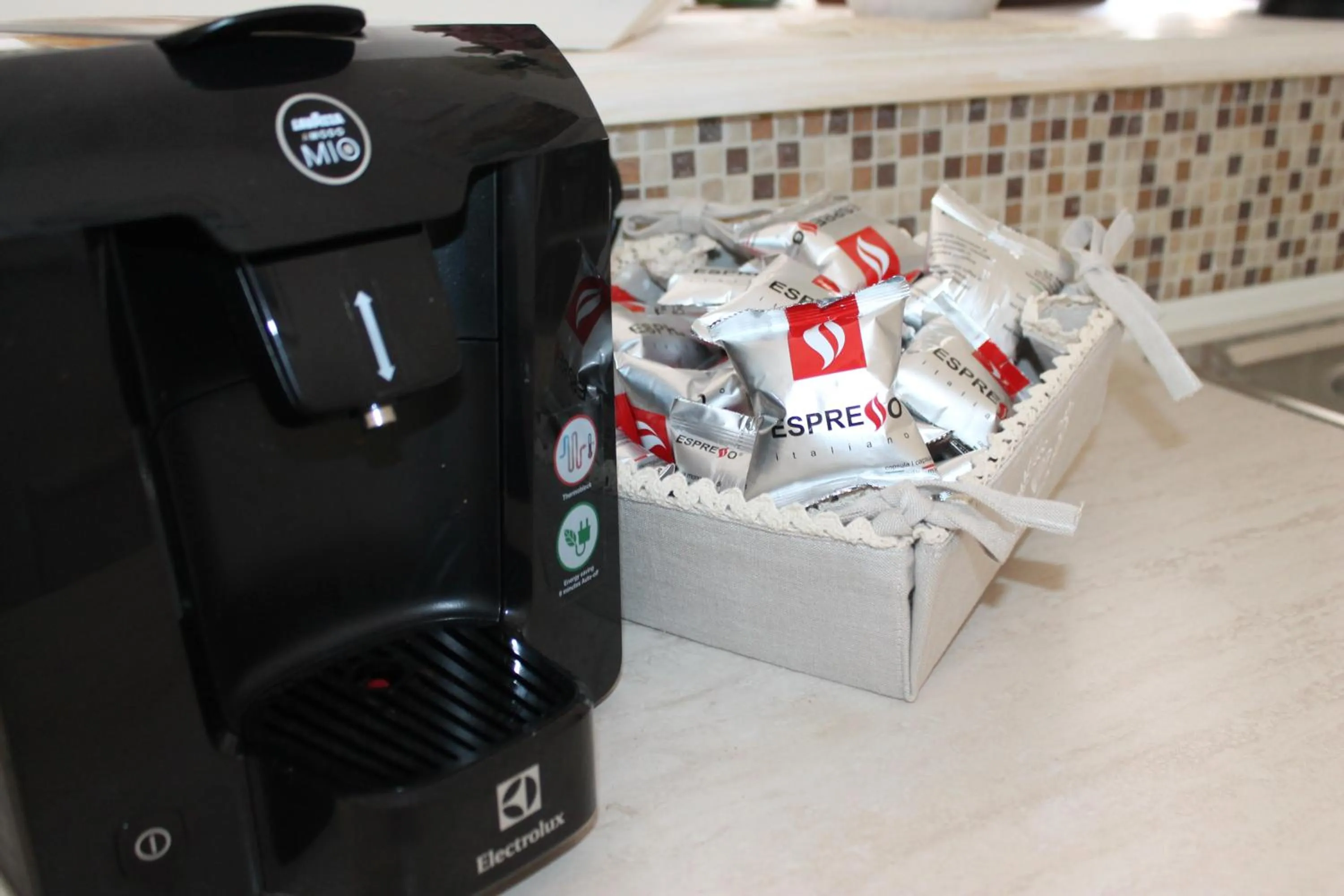 Coffee/tea facilities in B&B Paura