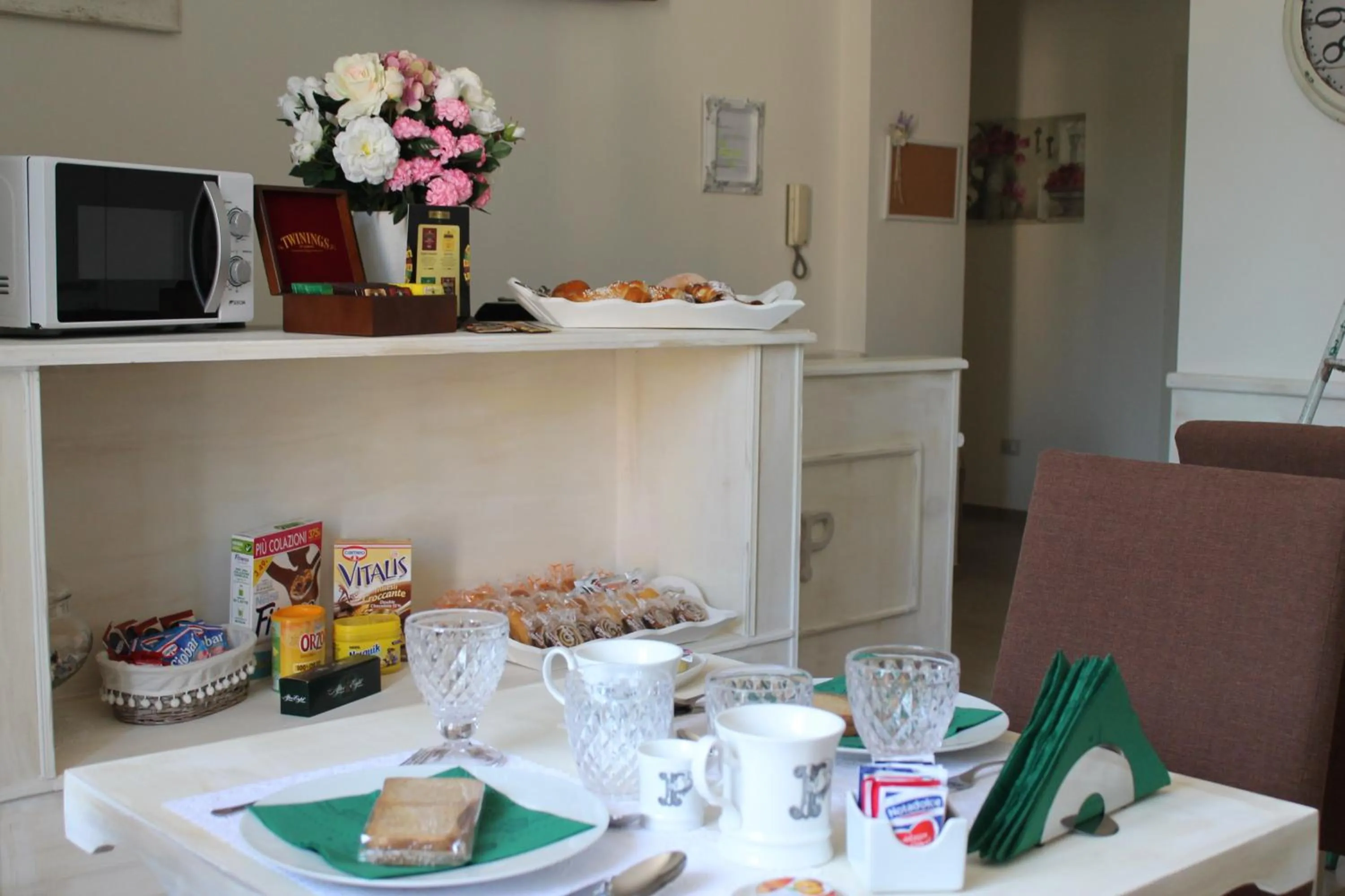 Italian breakfast in B&B Paura