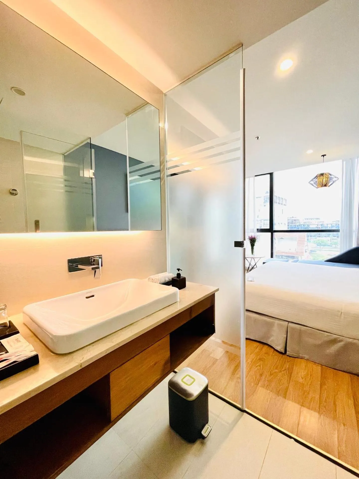 Shower, Bed in NAM Hotel & Residences