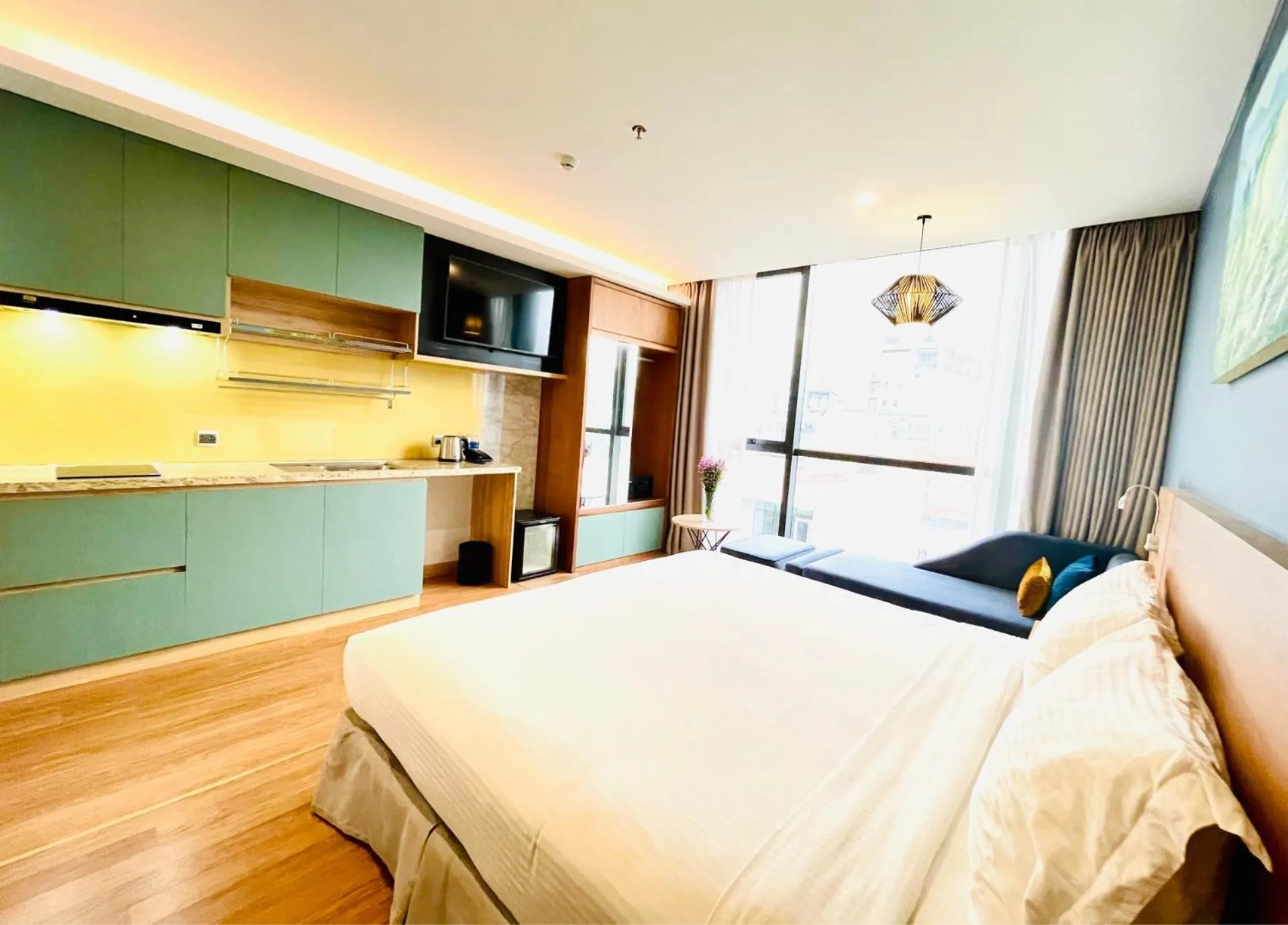 Photo of the whole room, Bed in NAM Hotel & Residences