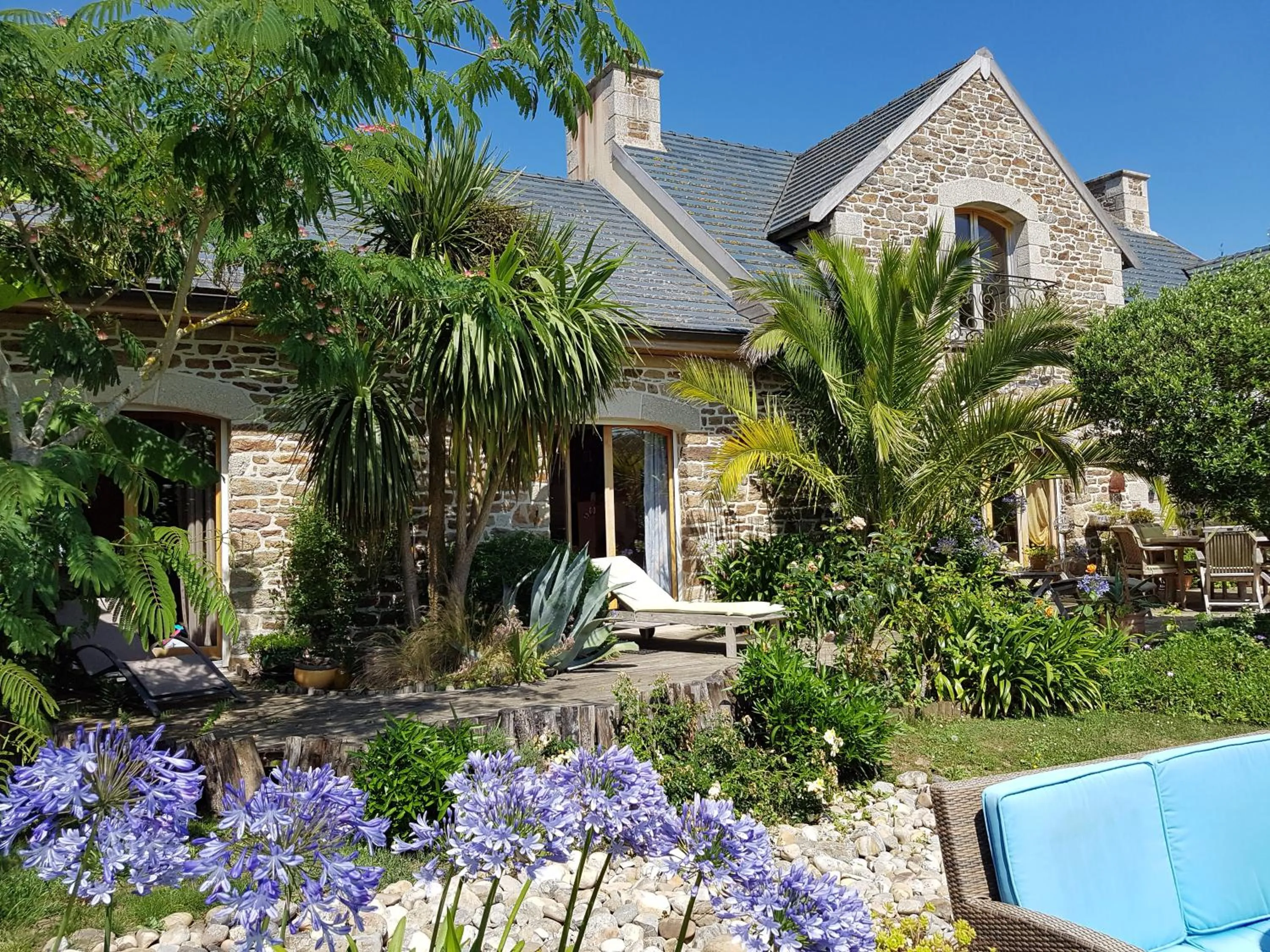 Patio in B&B Lou Mas