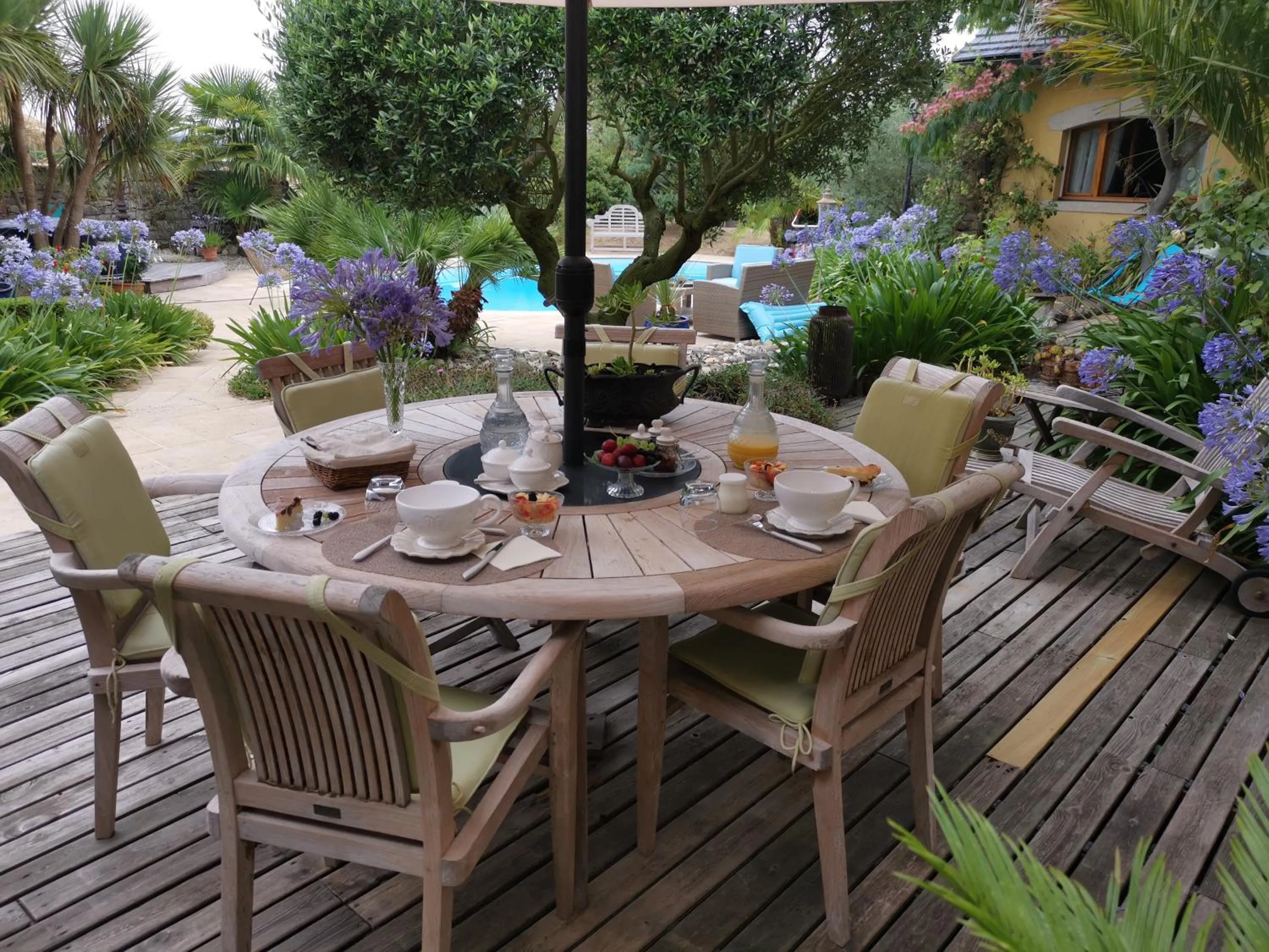 Balcony/Terrace in B&B Lou Mas