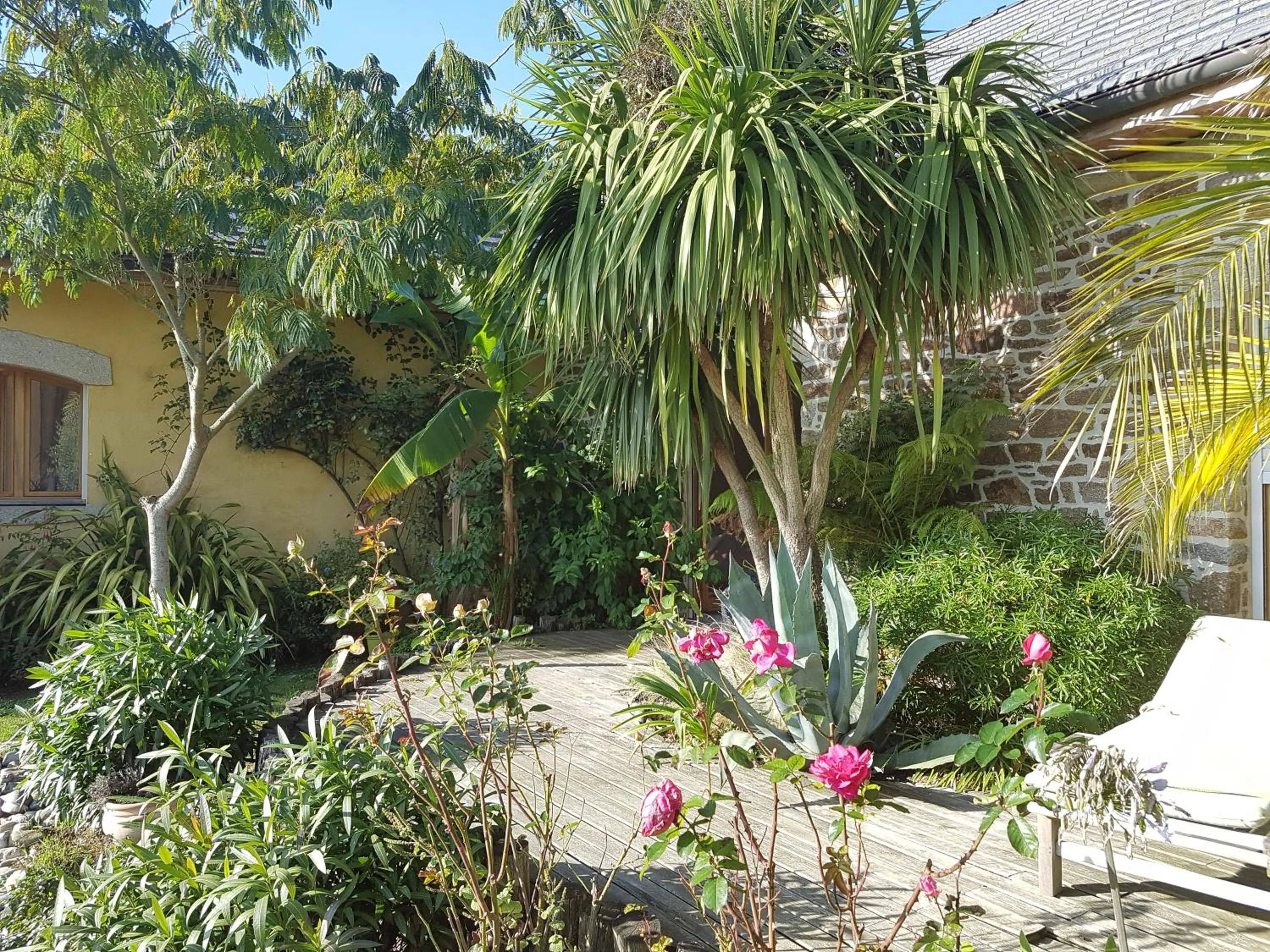 Patio in B&B Lou Mas