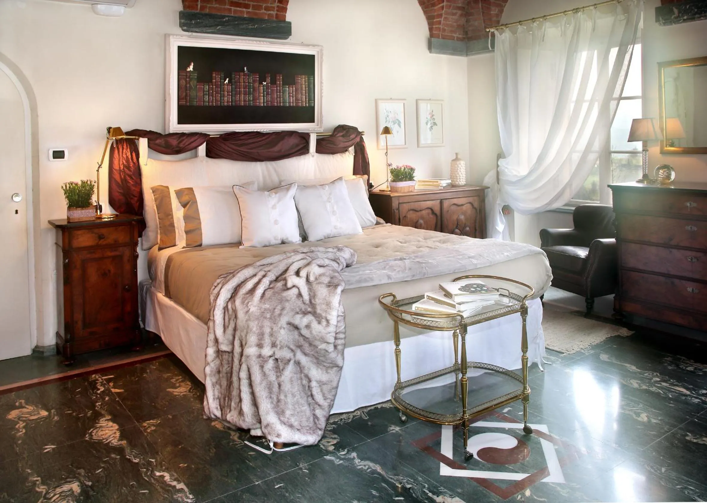 Deluxe Double Room with Bath in Villa Ottolenghi Wedekind