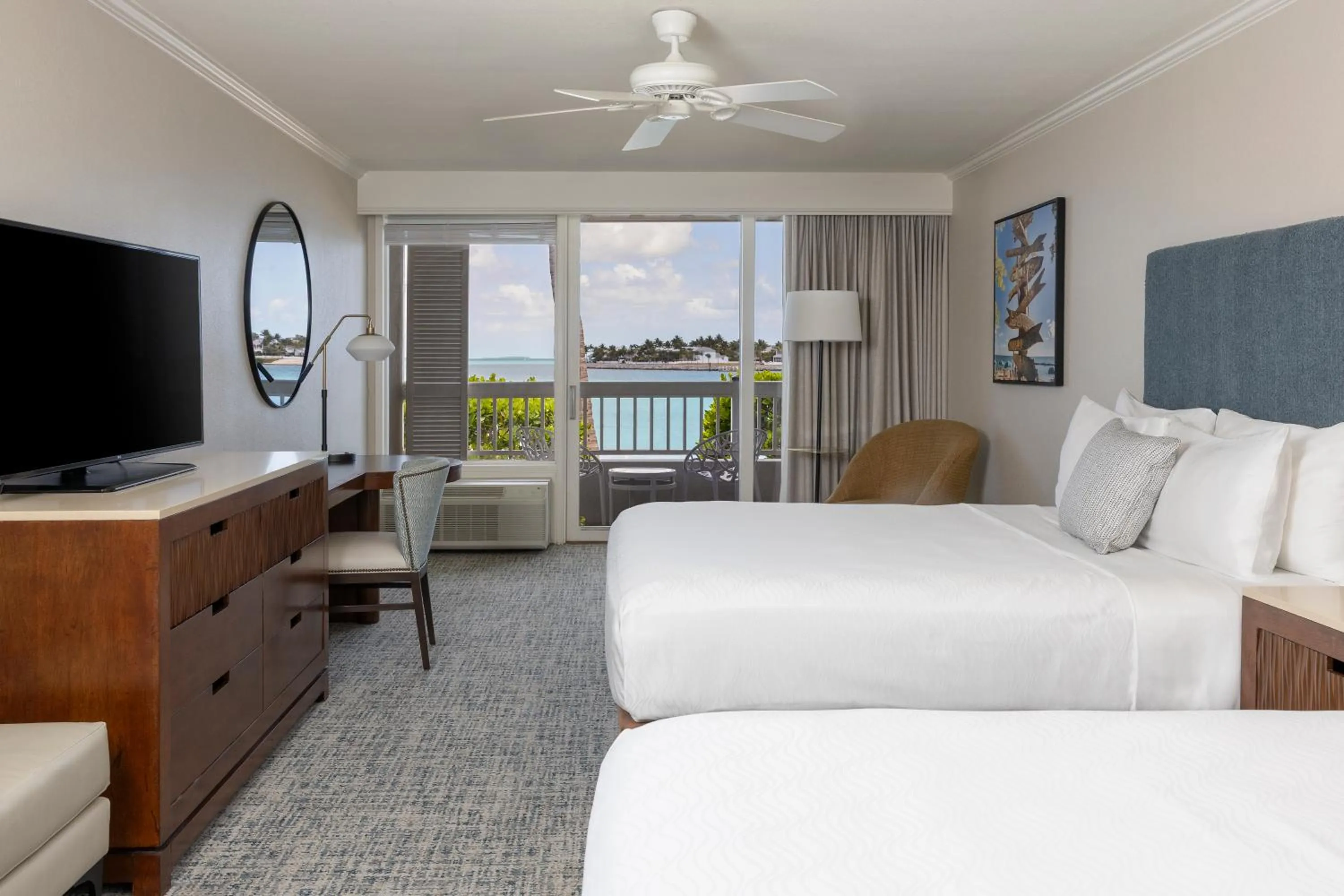 Bed in Opal Key Resort & Marina