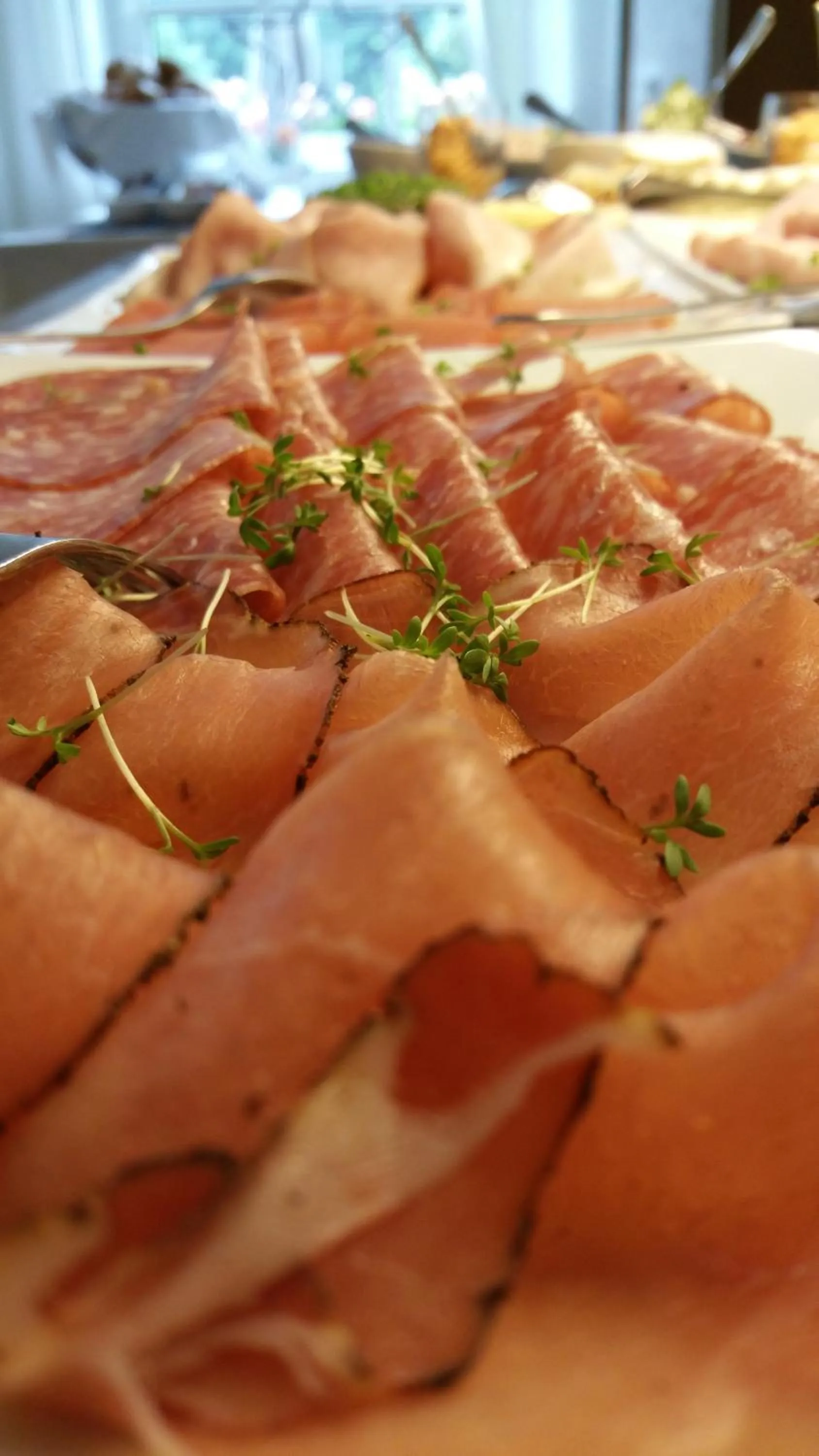 Buffet breakfast in Gästehaus der Abtei Sayn