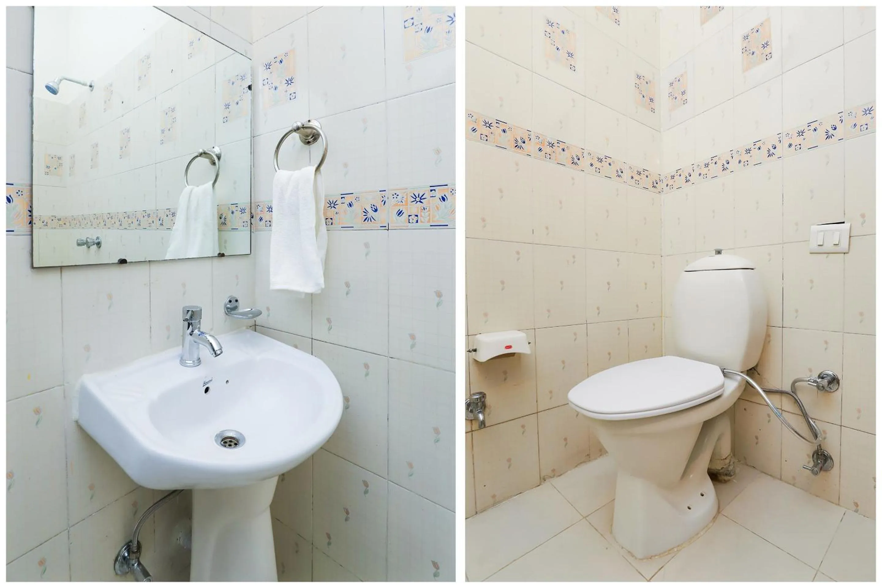 Bathroom in Hotel O Shiv Shakti Inn Near Kamal Cinema
