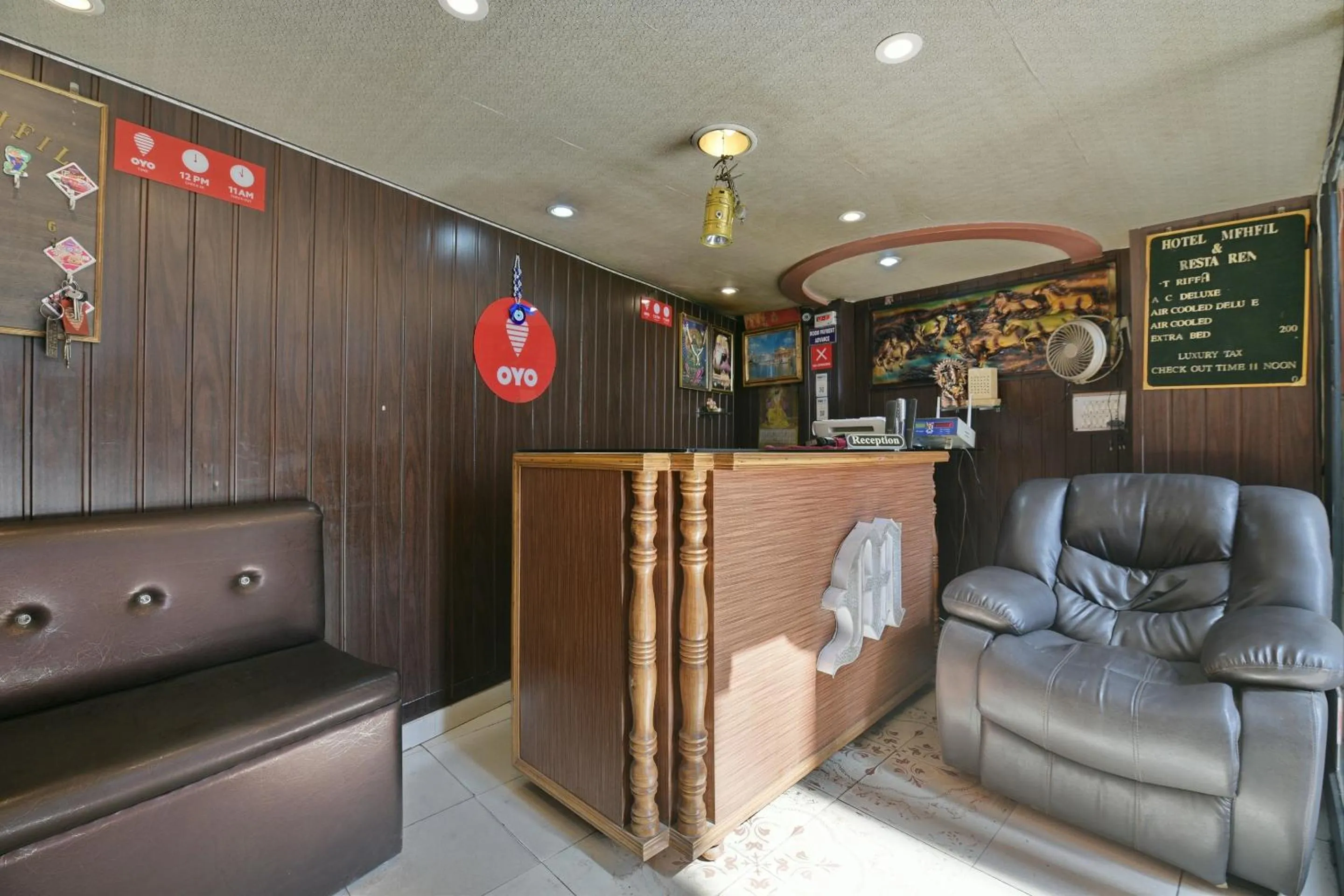 Lobby or reception in Hotel O Mehfil Hotel