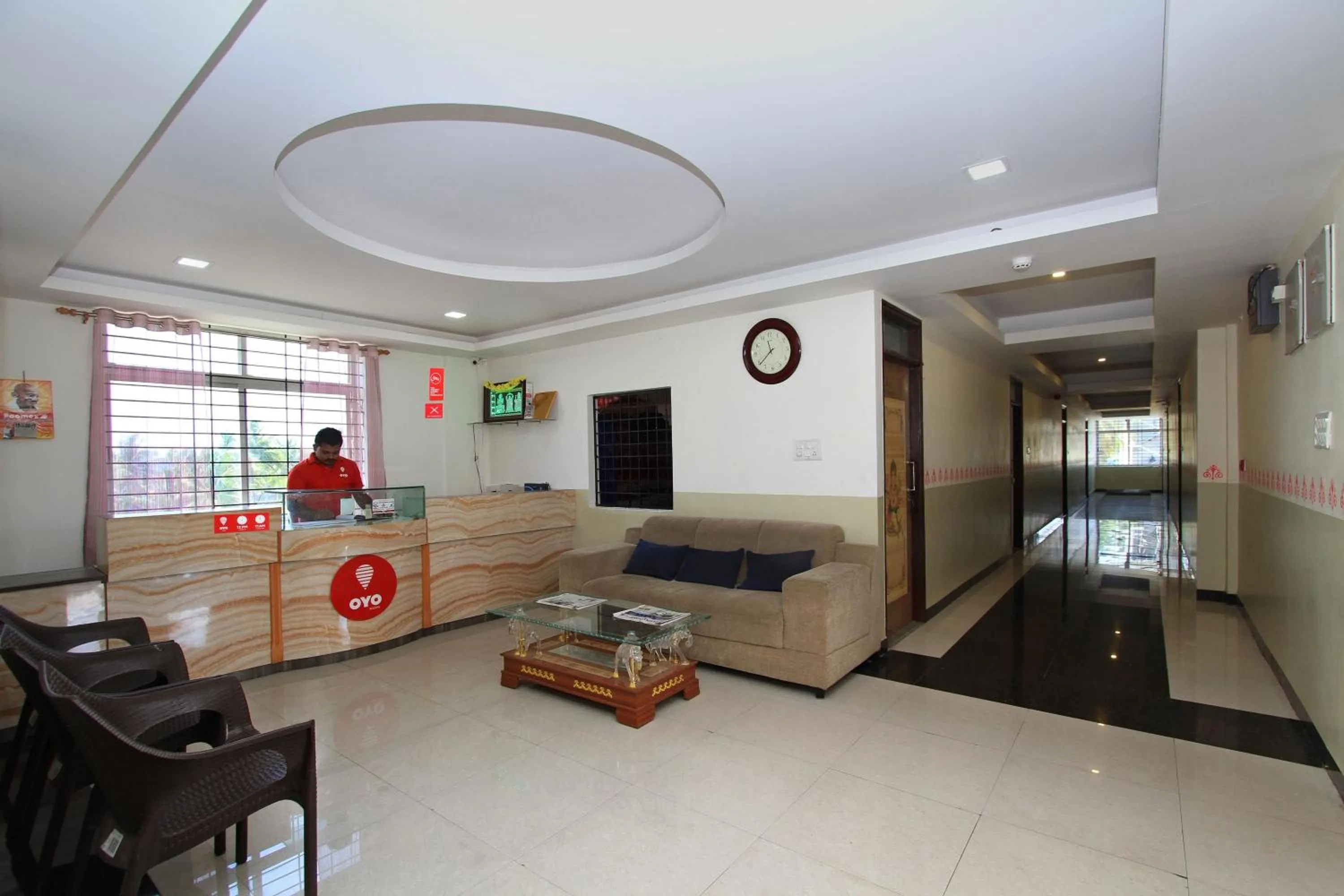 Lobby or reception in Hotel O Sri Sai Residency