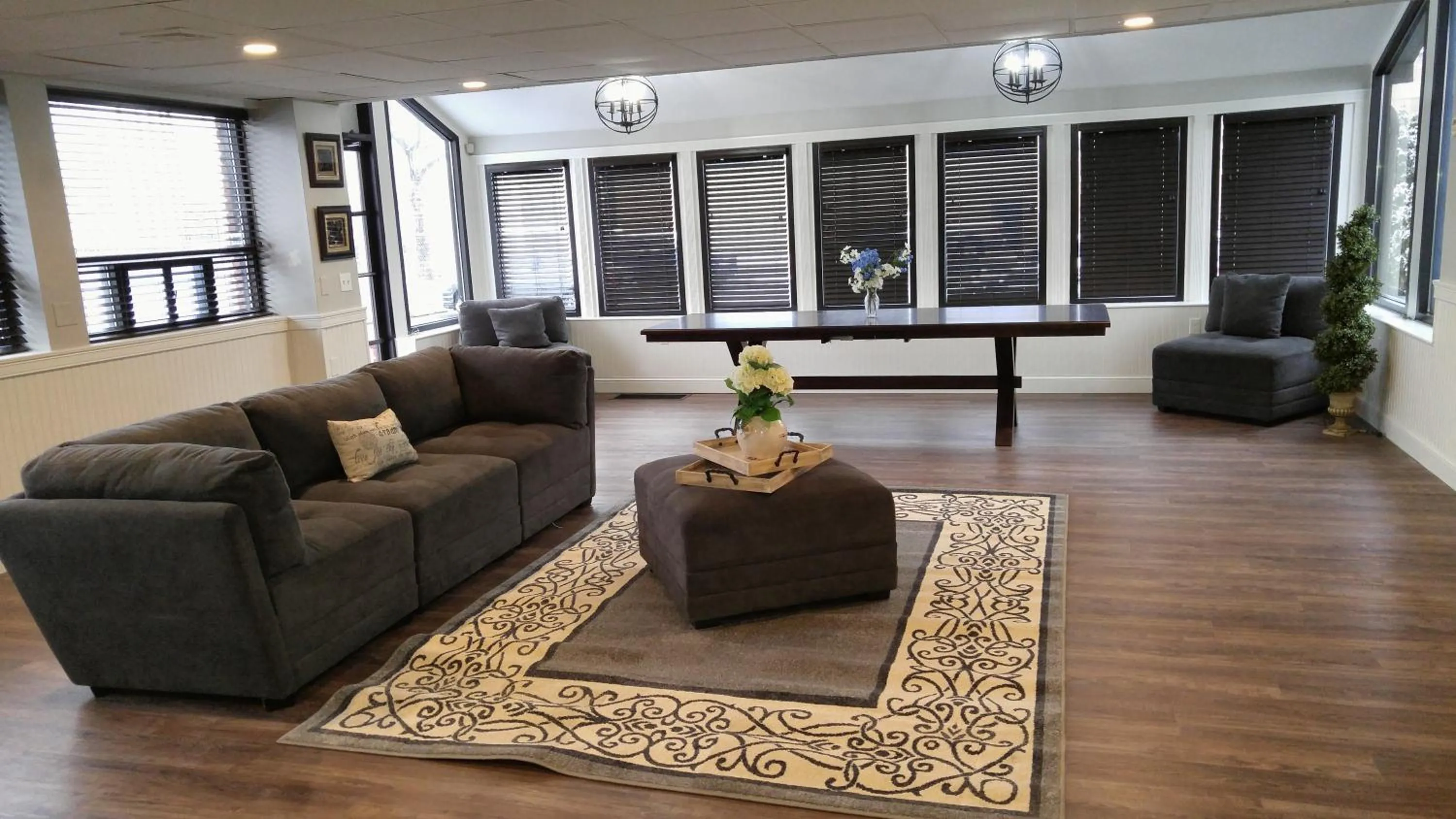 Living room in Lily's Lodge