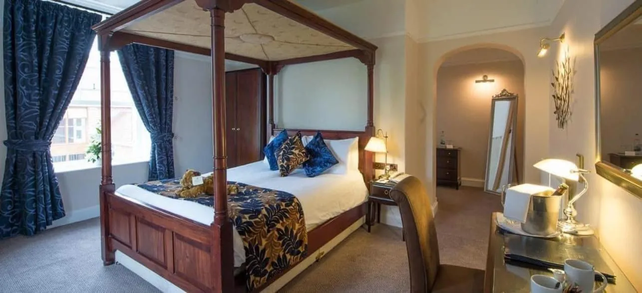 Bed in Hadley Park House Hotel