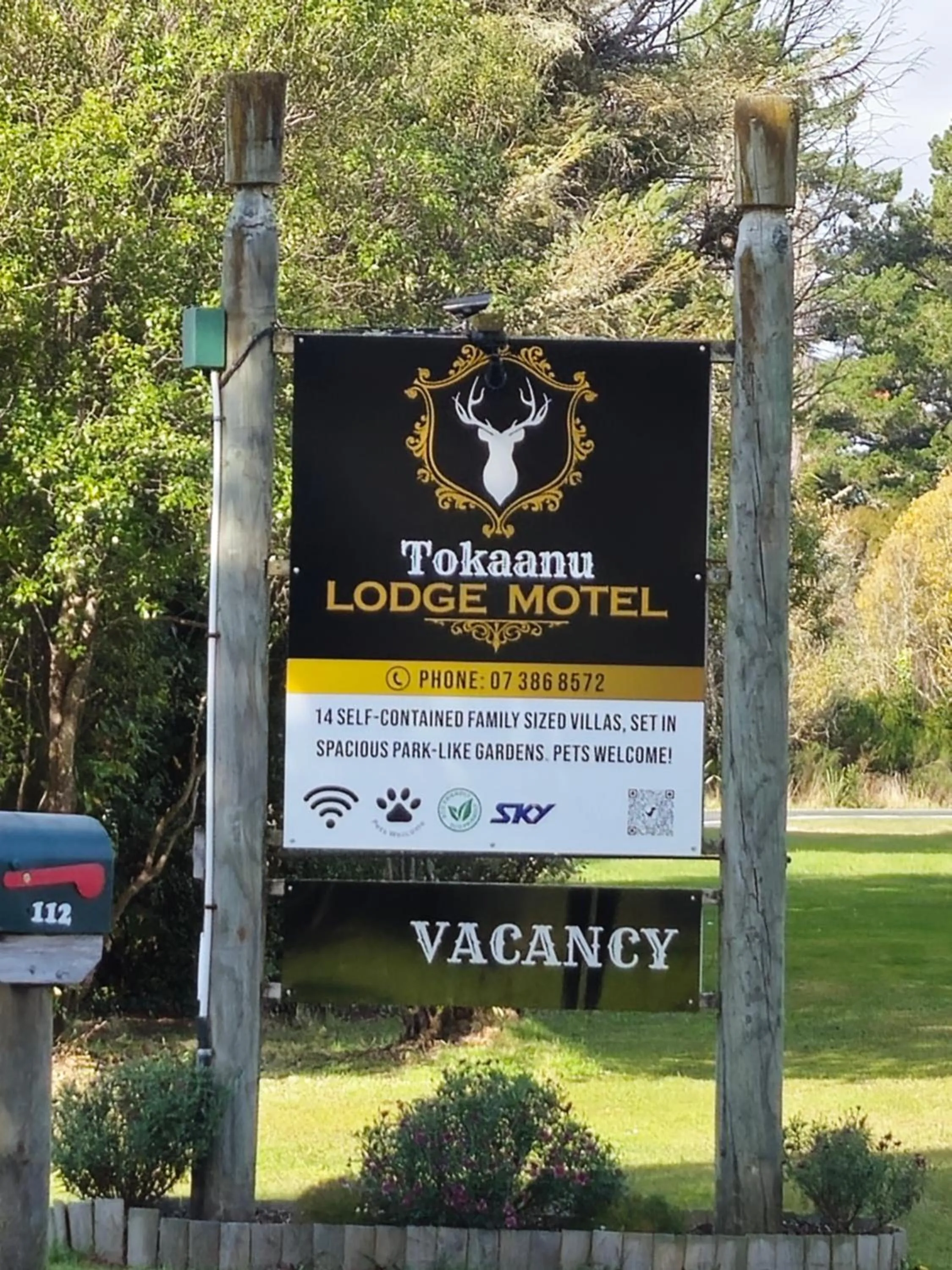 Property logo or sign in Tokaanu Lodge Motel