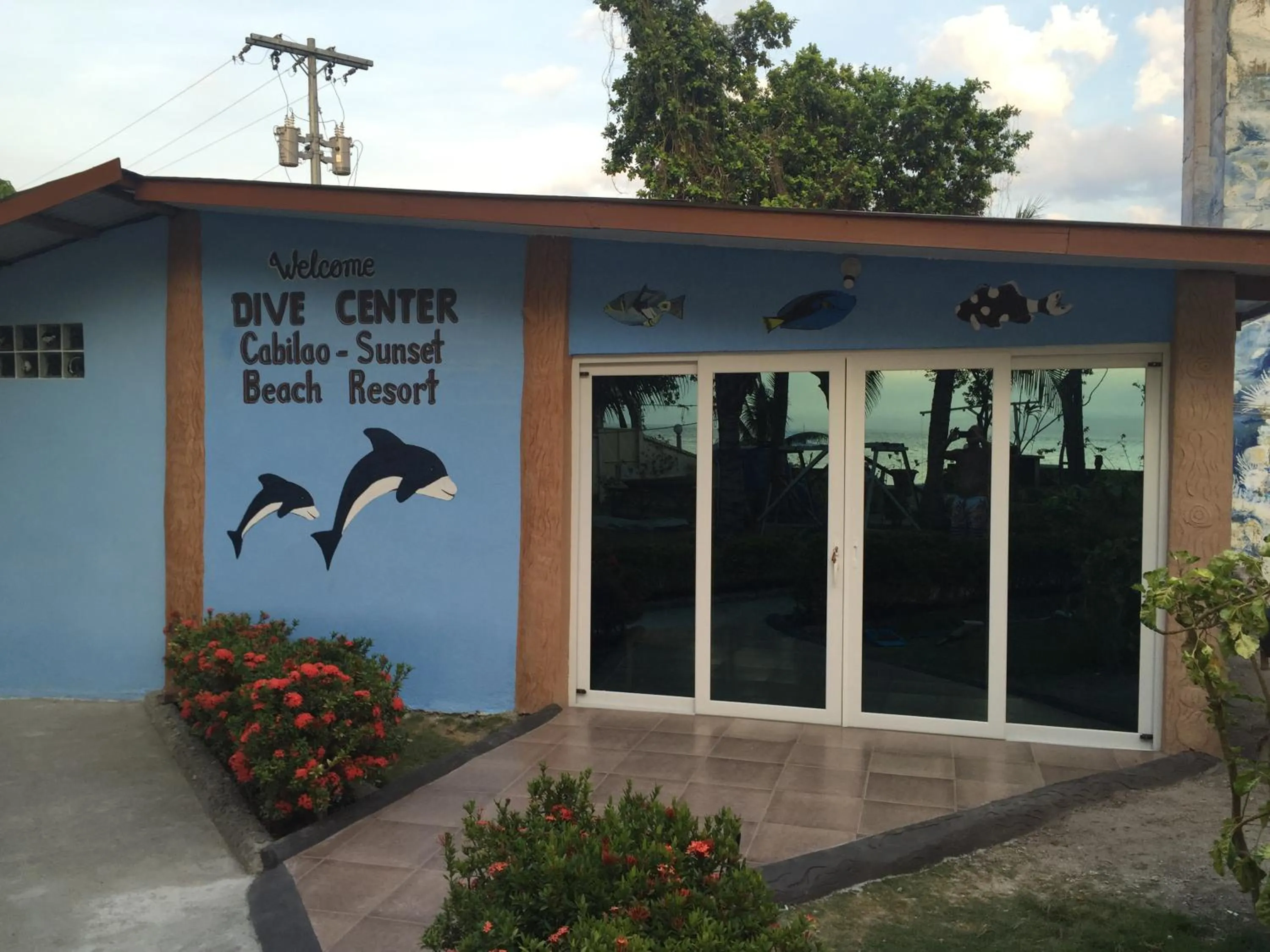 Property building in Cabilao Sunset Dive & Beach Resort