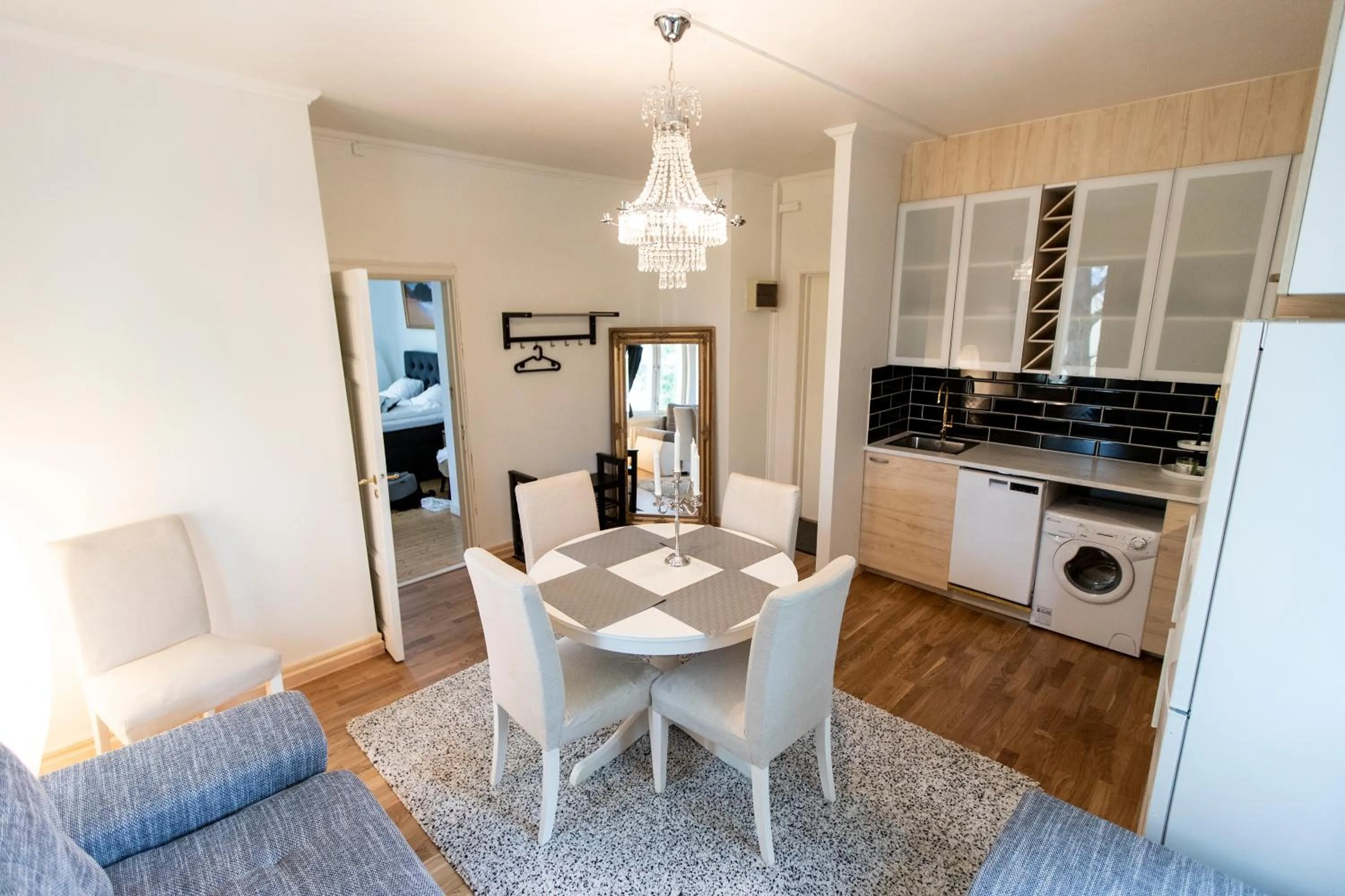 Shower in Klintvägen Apartments