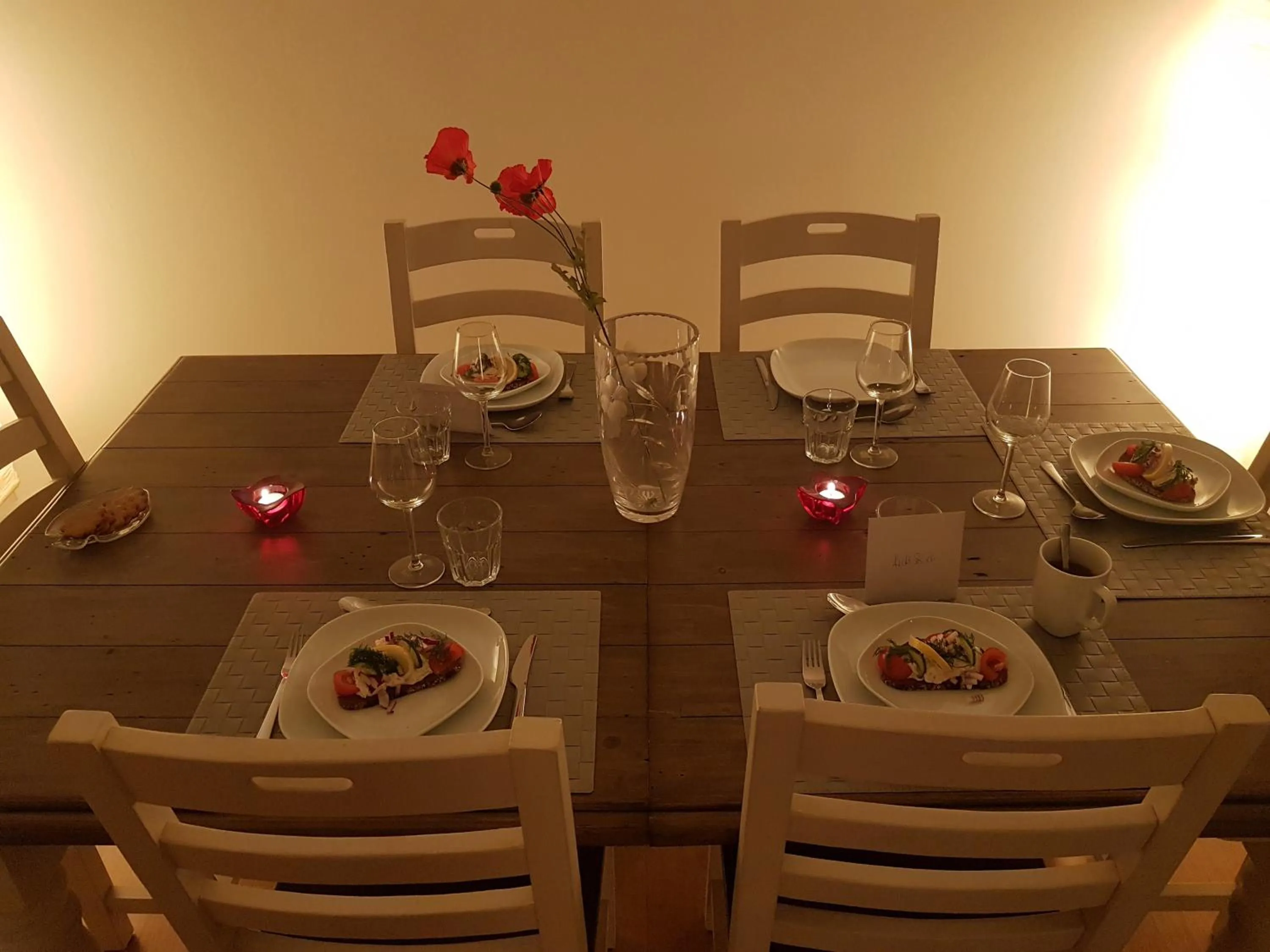 Patio in Klintvägen Apartments