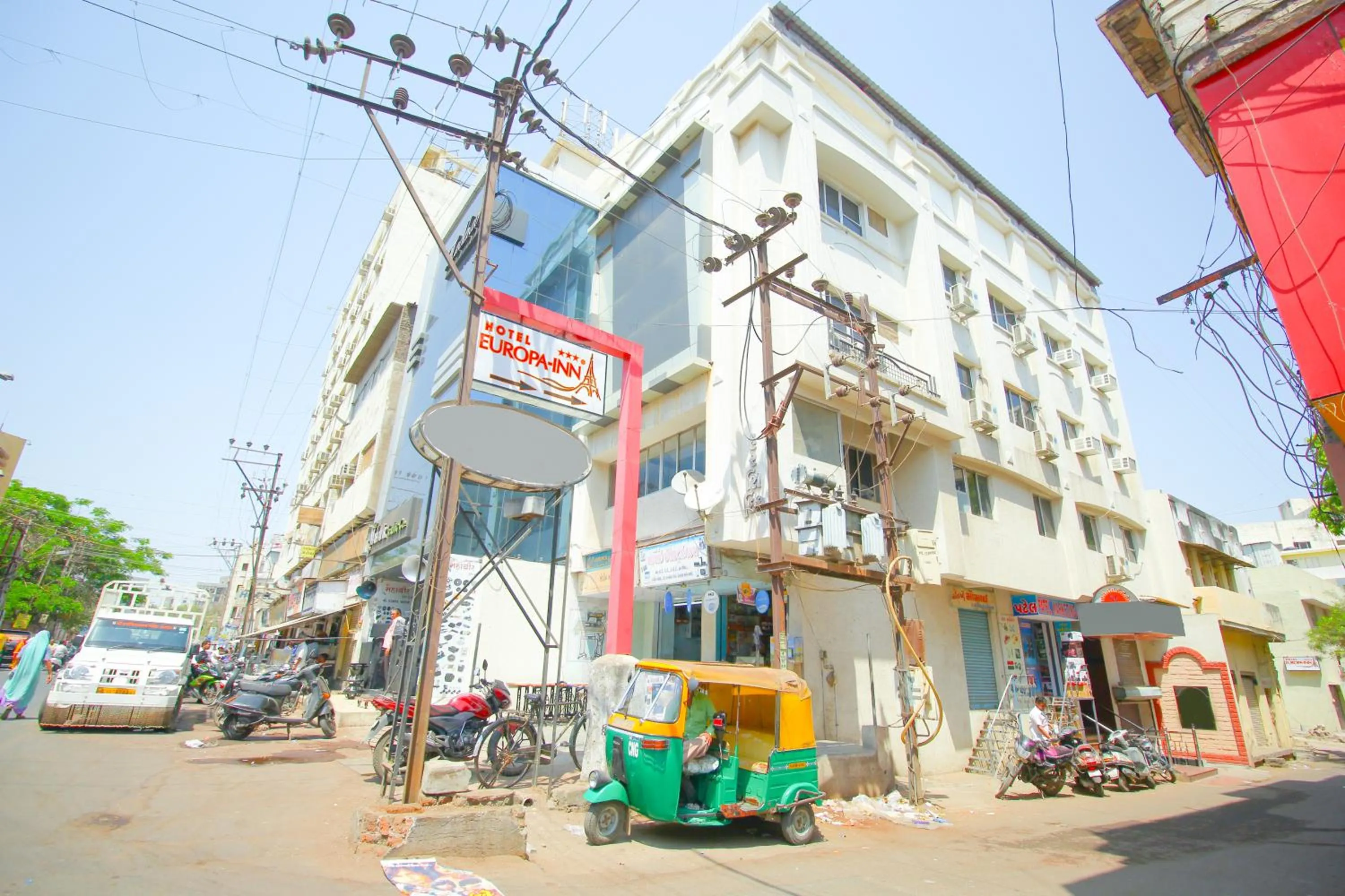 Street view in Hotel Upasana
