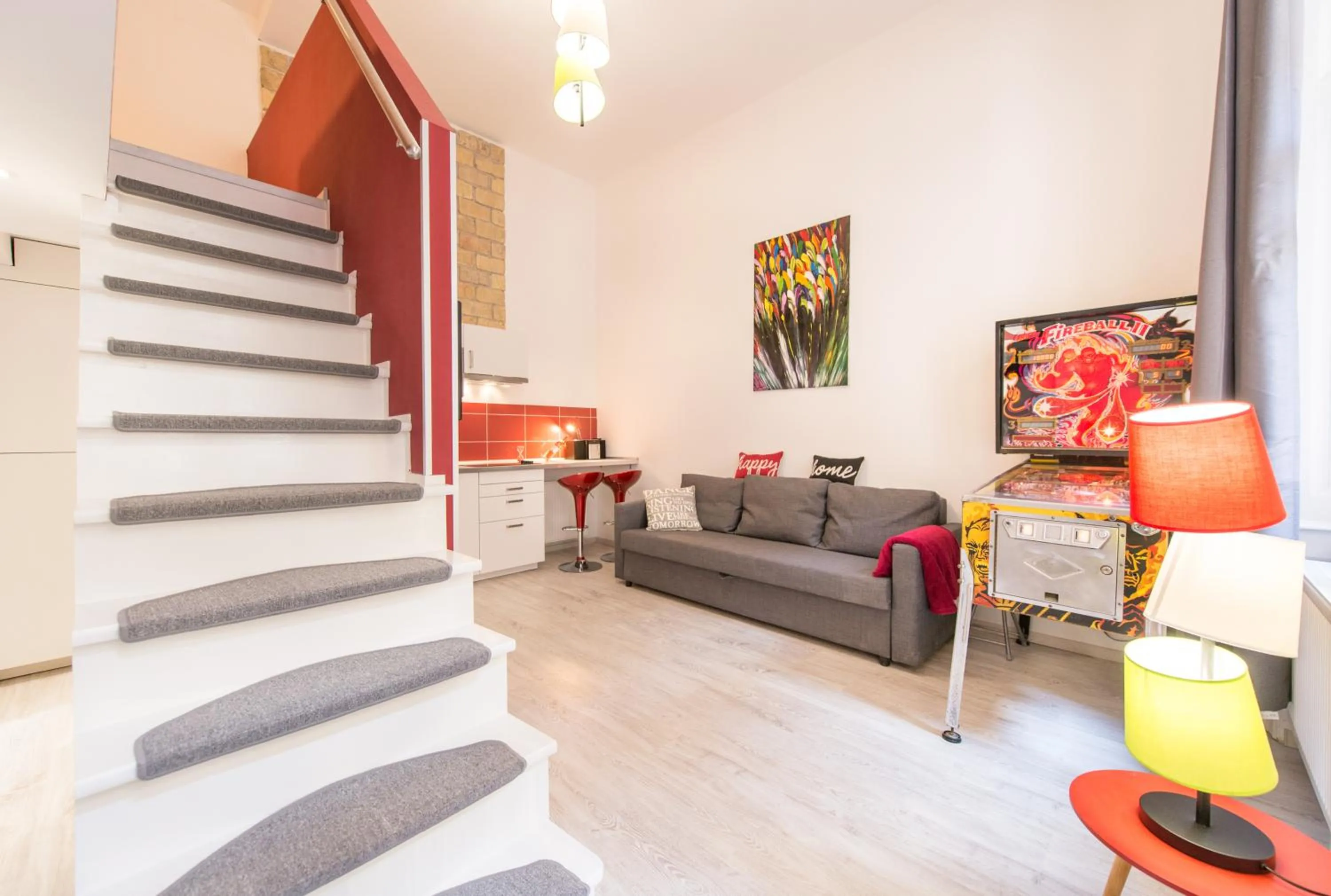 Living room in happy home FOX