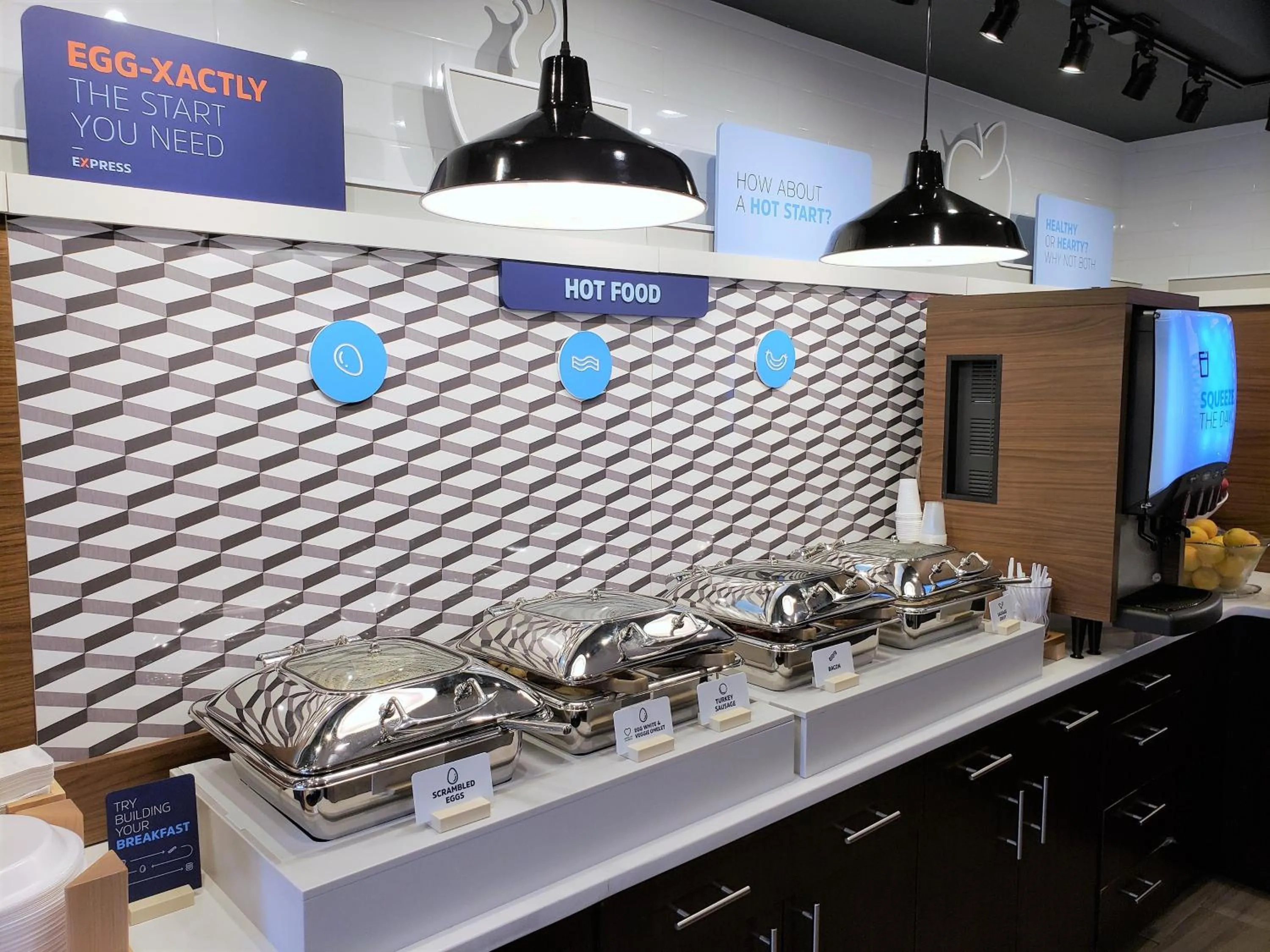 Breakfast in Holiday Inn Express Washington DC Silver Spring by IHG