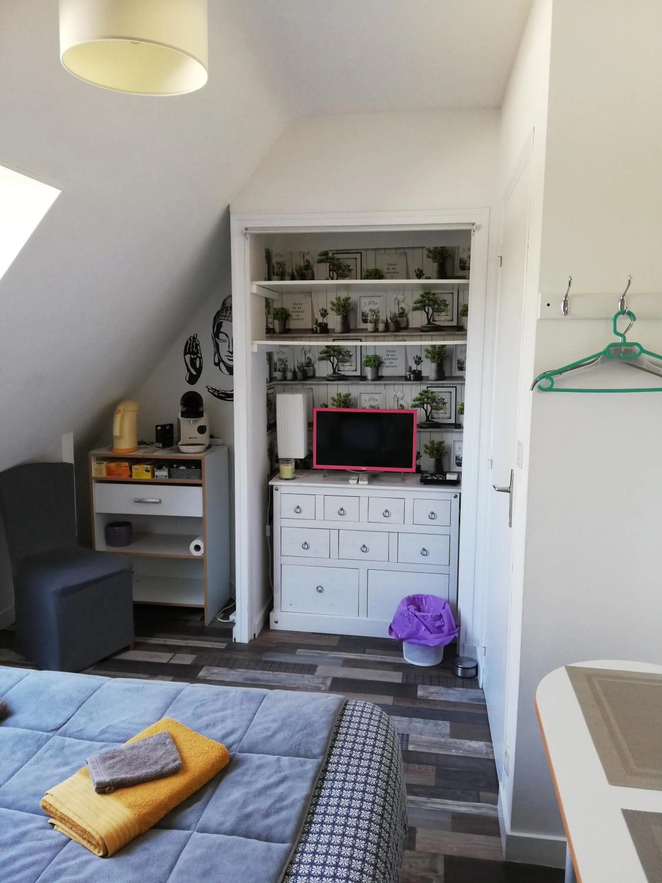 Bed in 1 chambre d'hôte entre terre et mer