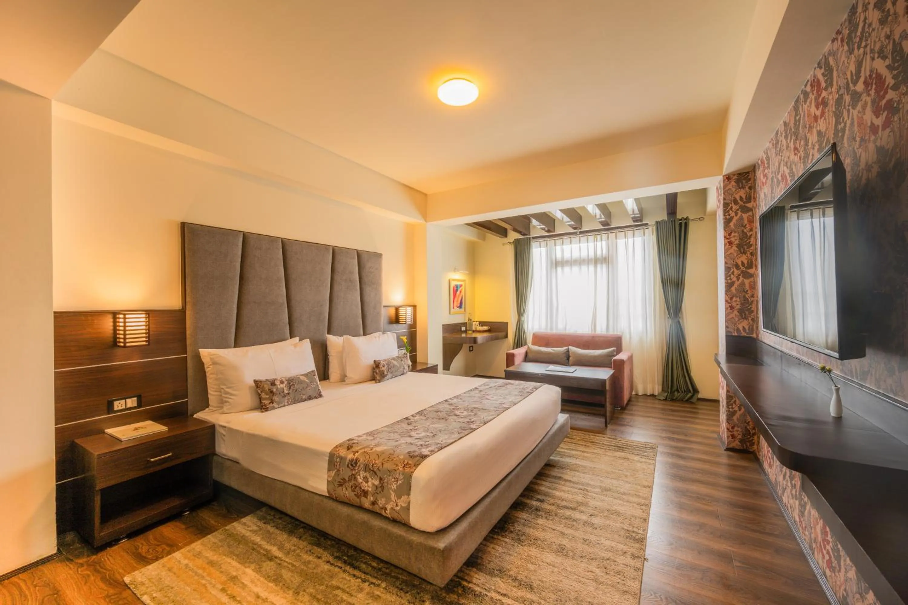 Bed in Udaan Woodberry Hotel & Spa