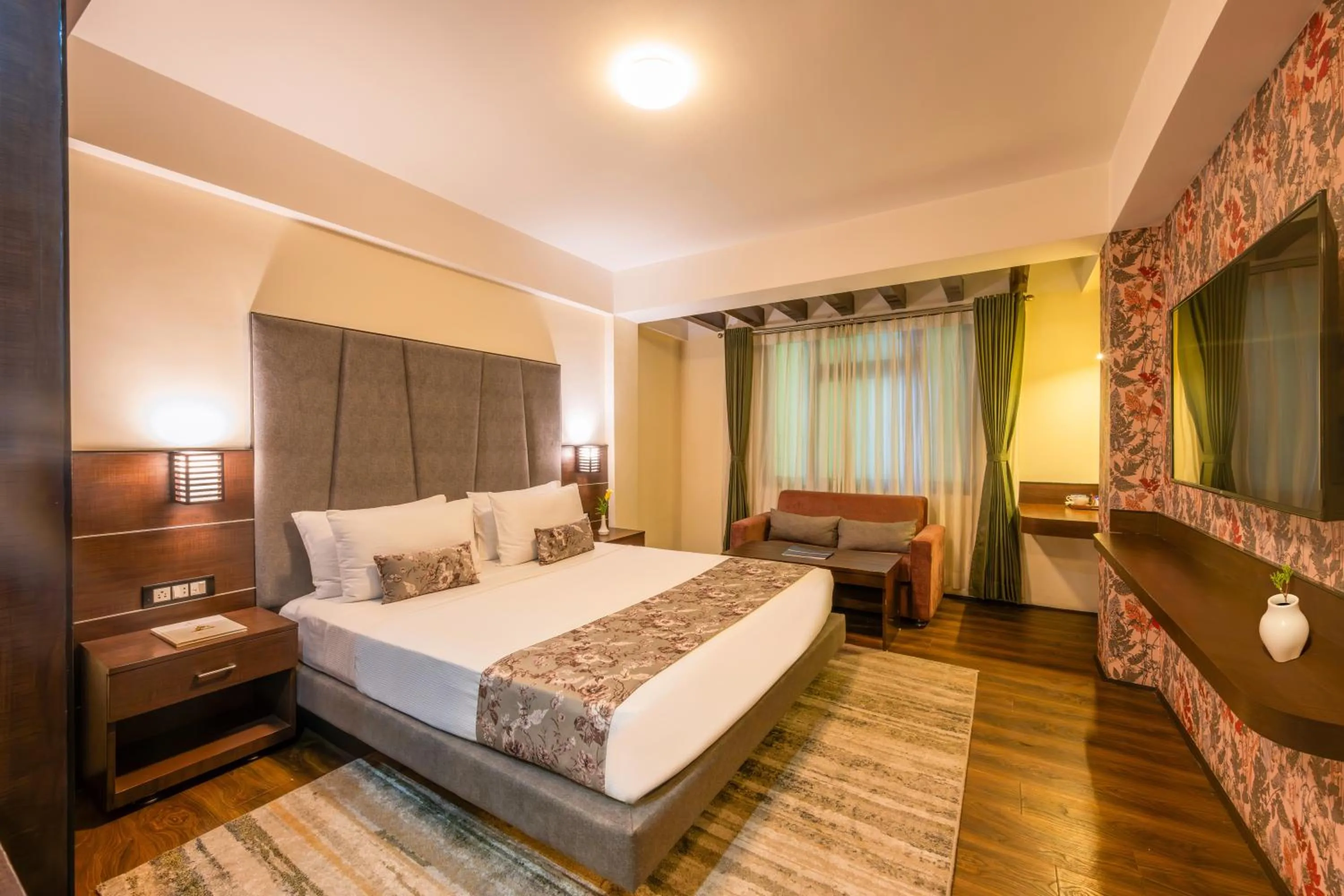 Bed in Udaan Woodberry Hotel & Spa