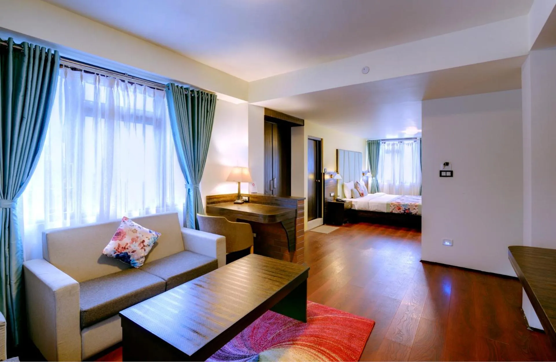 Bed in Udaan Woodberry Hotel & Spa