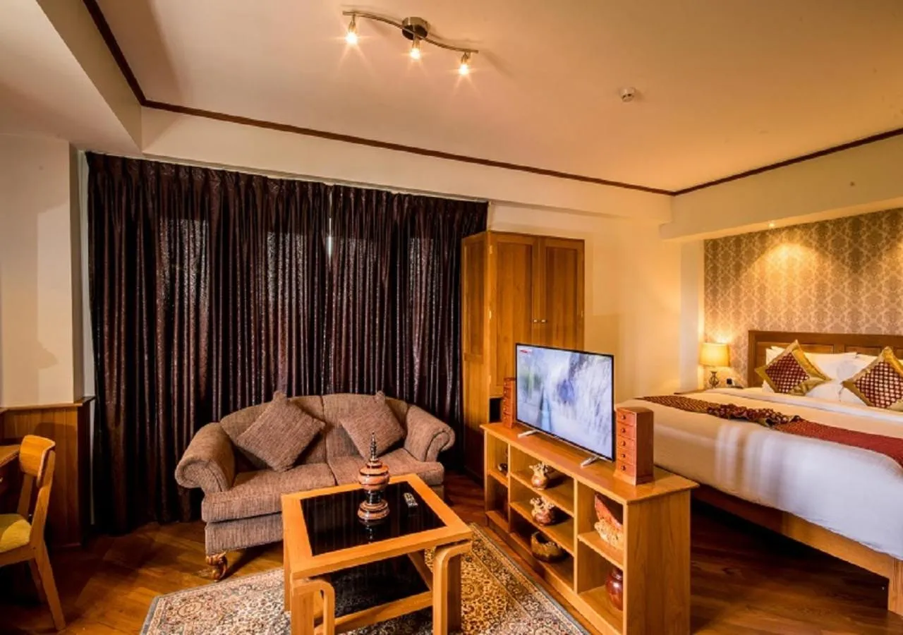 Bed in Hotel Shwe Yee