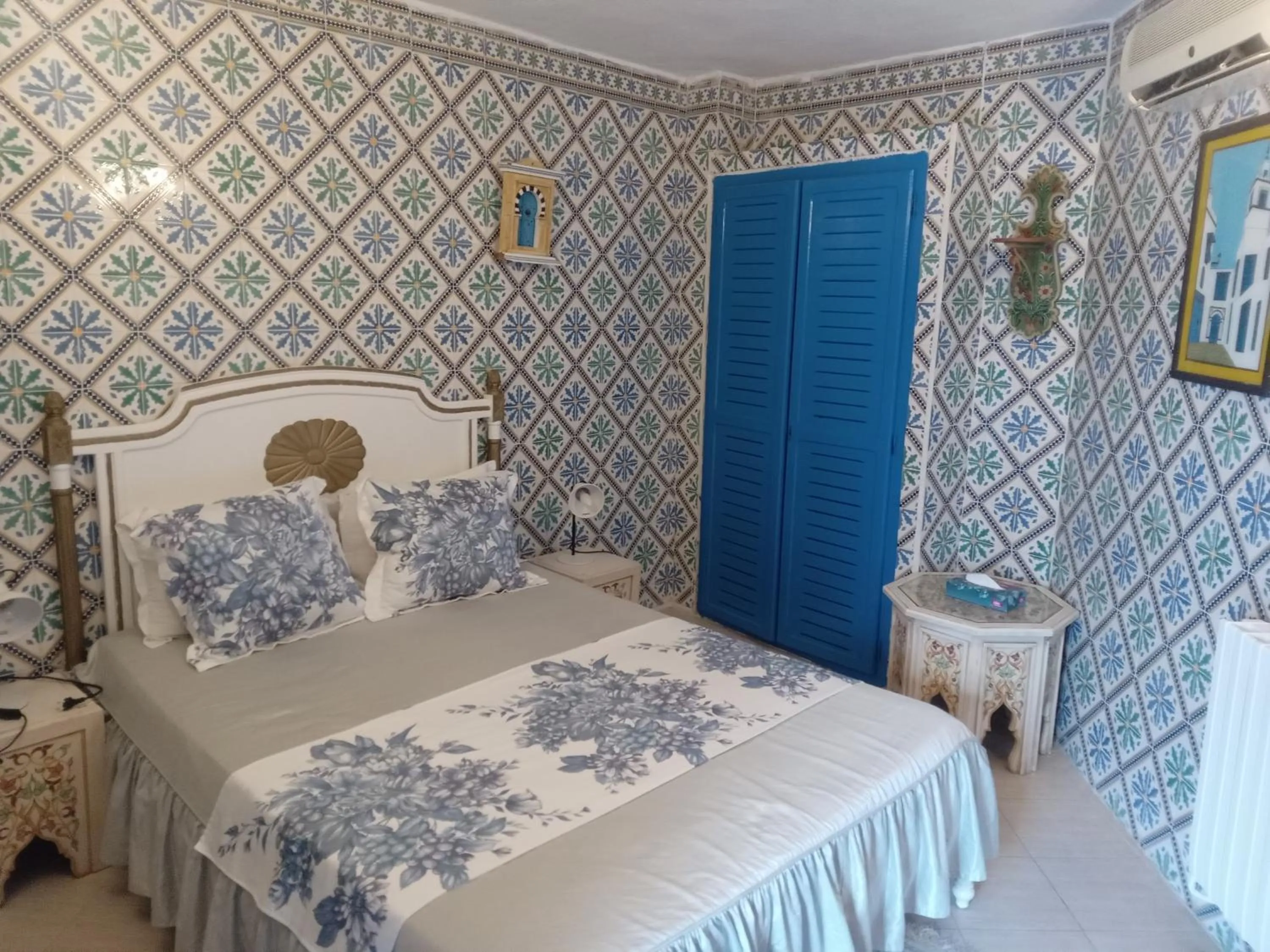 Bed in Hôtel Bou Fares