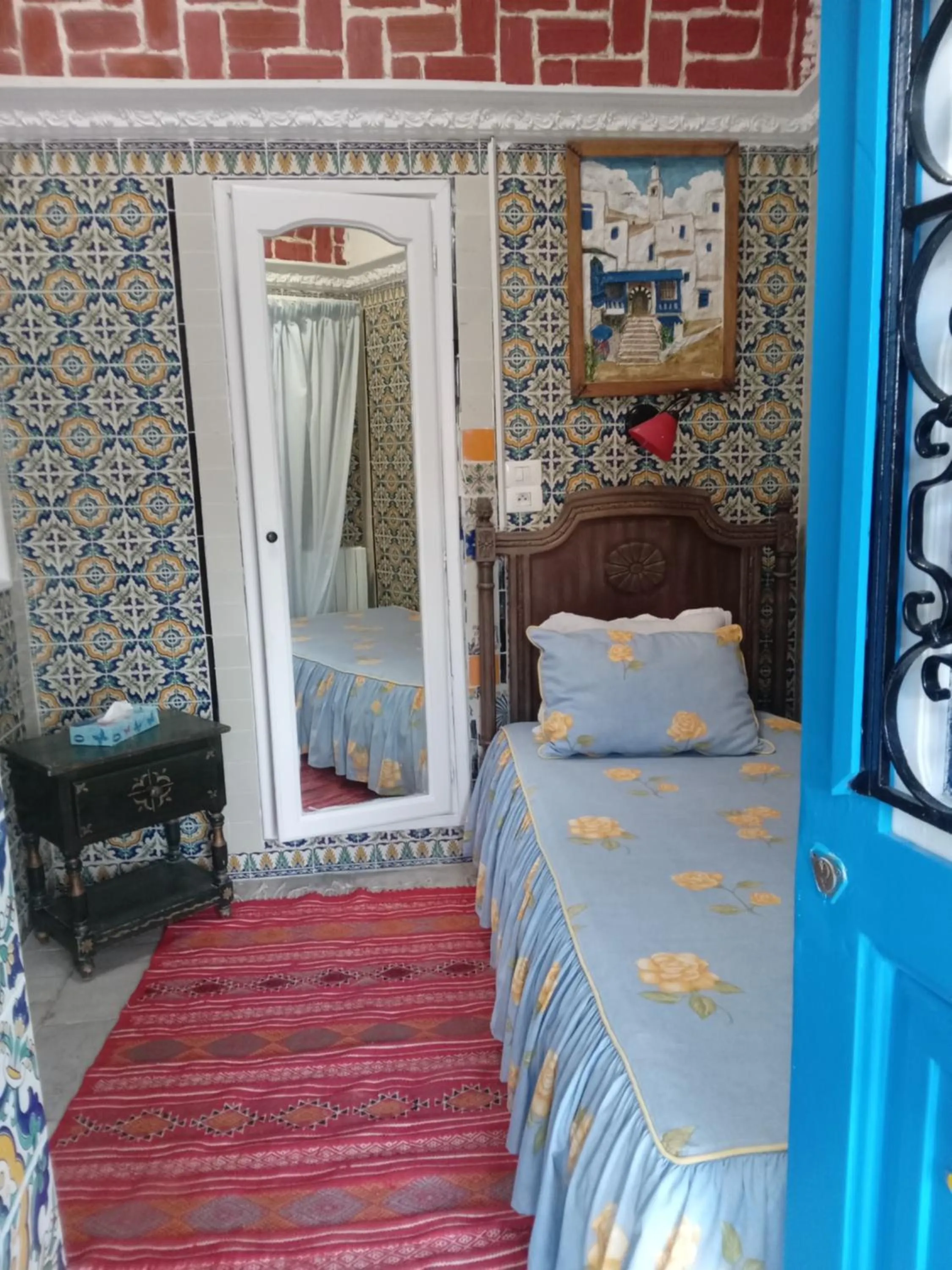 Bed in Hôtel Bou Fares