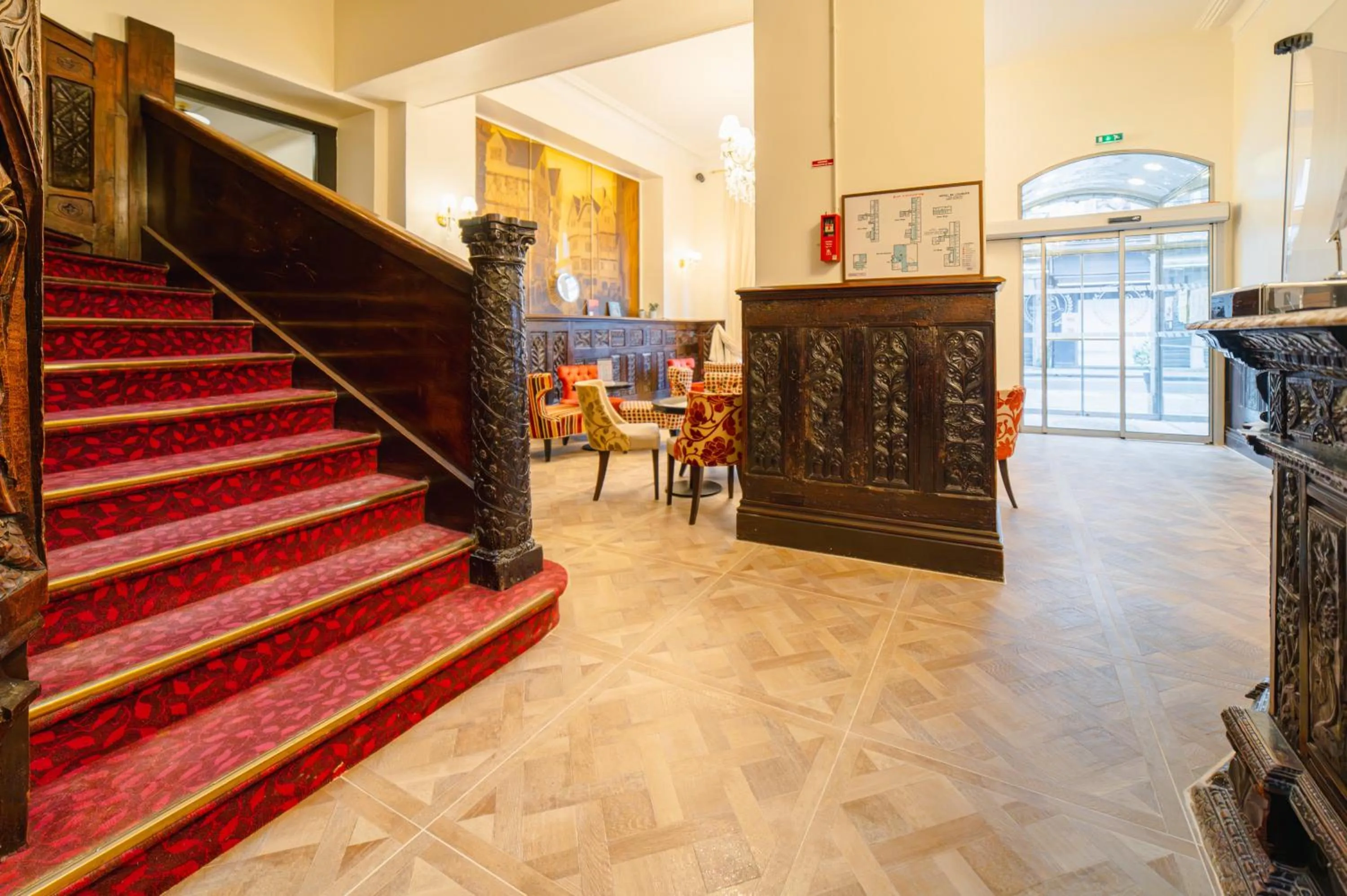 Living room in Grand Hôtel de l'Europe - Morlaix Centre