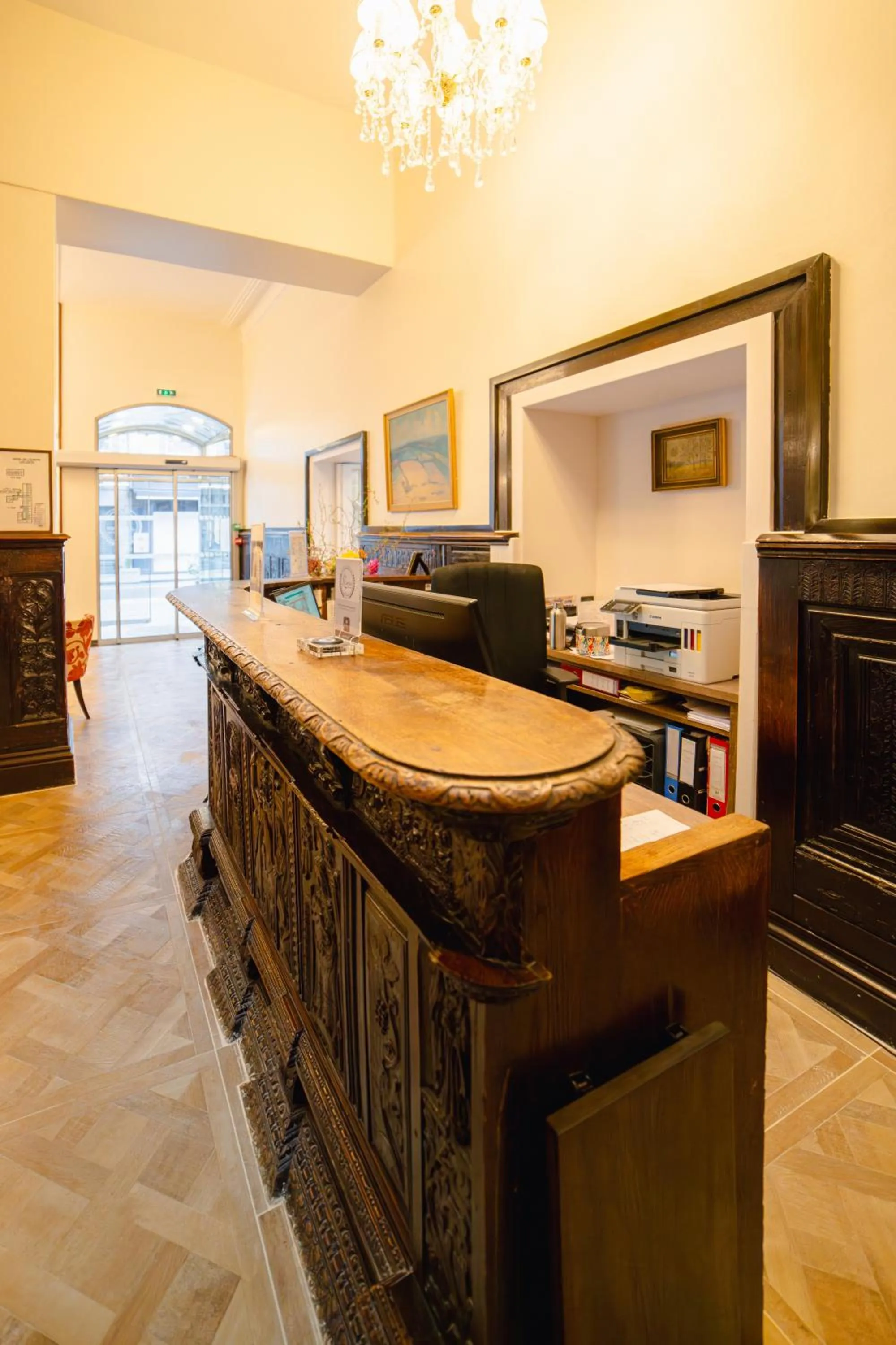 Lobby or reception in Grand Hôtel de l'Europe - Morlaix Centre