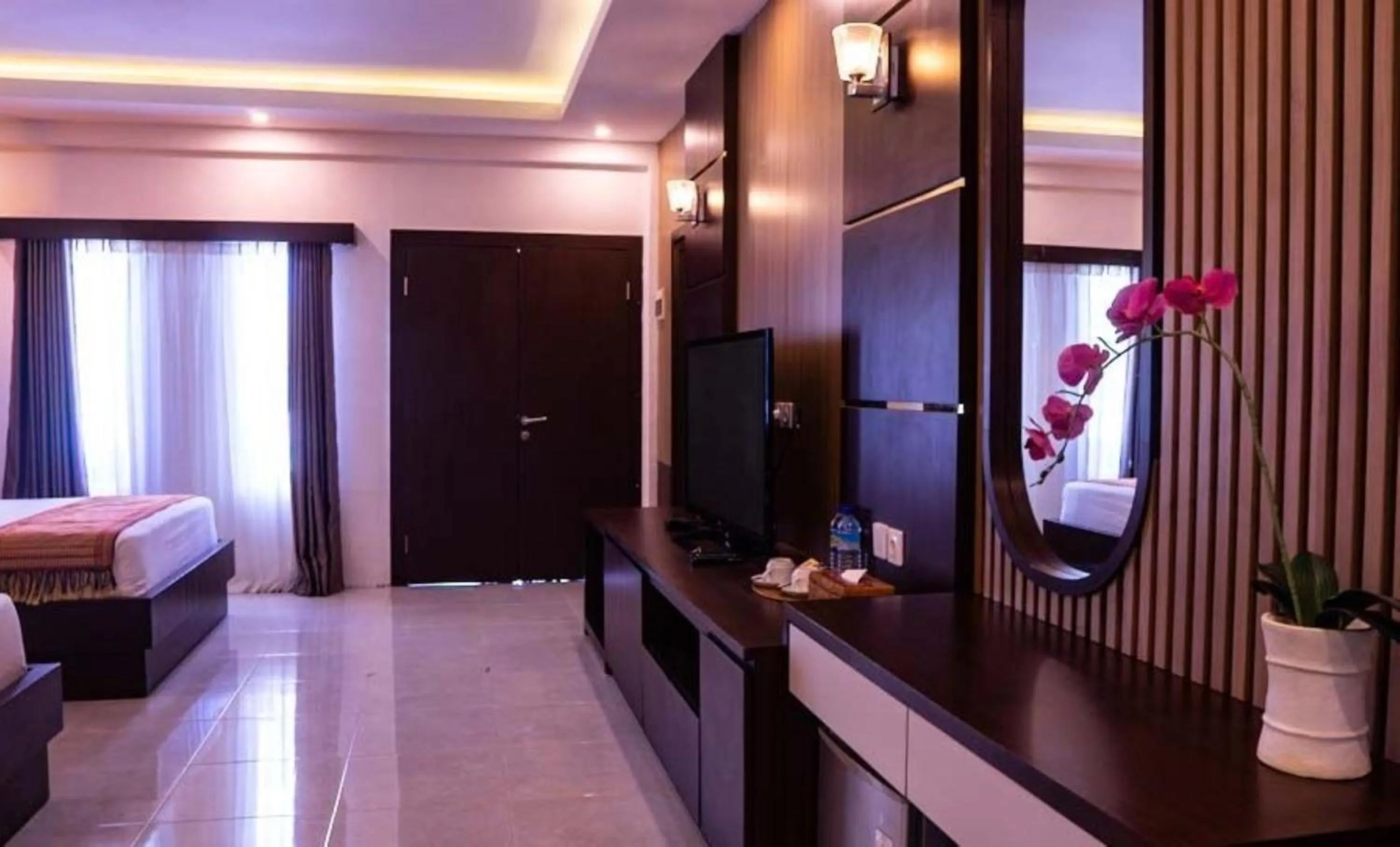 Bed in Diva Lombok Resort