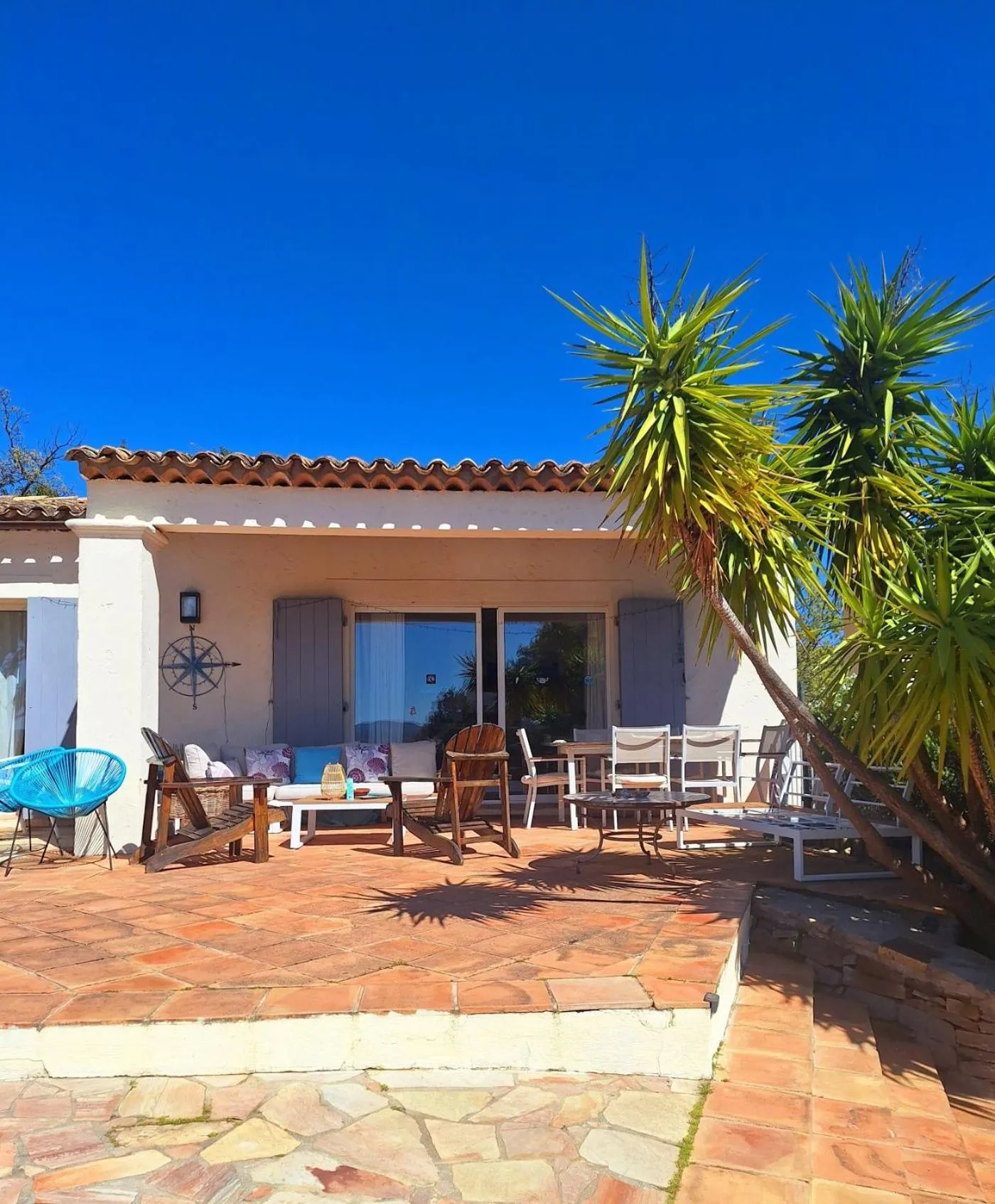 Balcony/Terrace in Villa des Delices