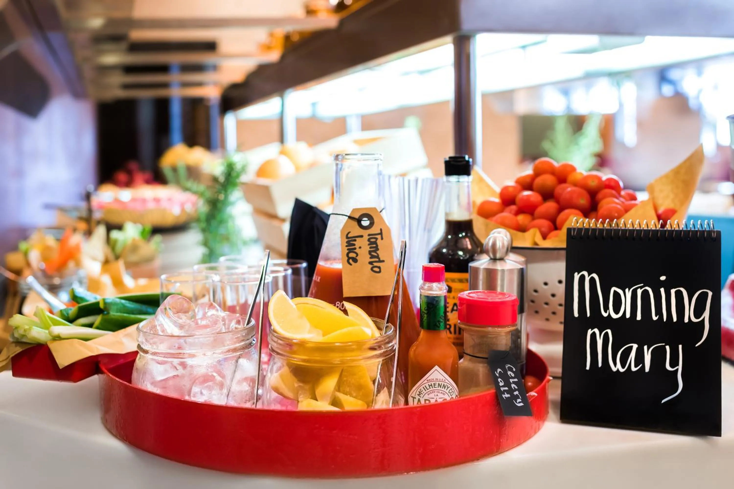 Food close-up in Radisson Blu Hotel, Dubai Waterfront